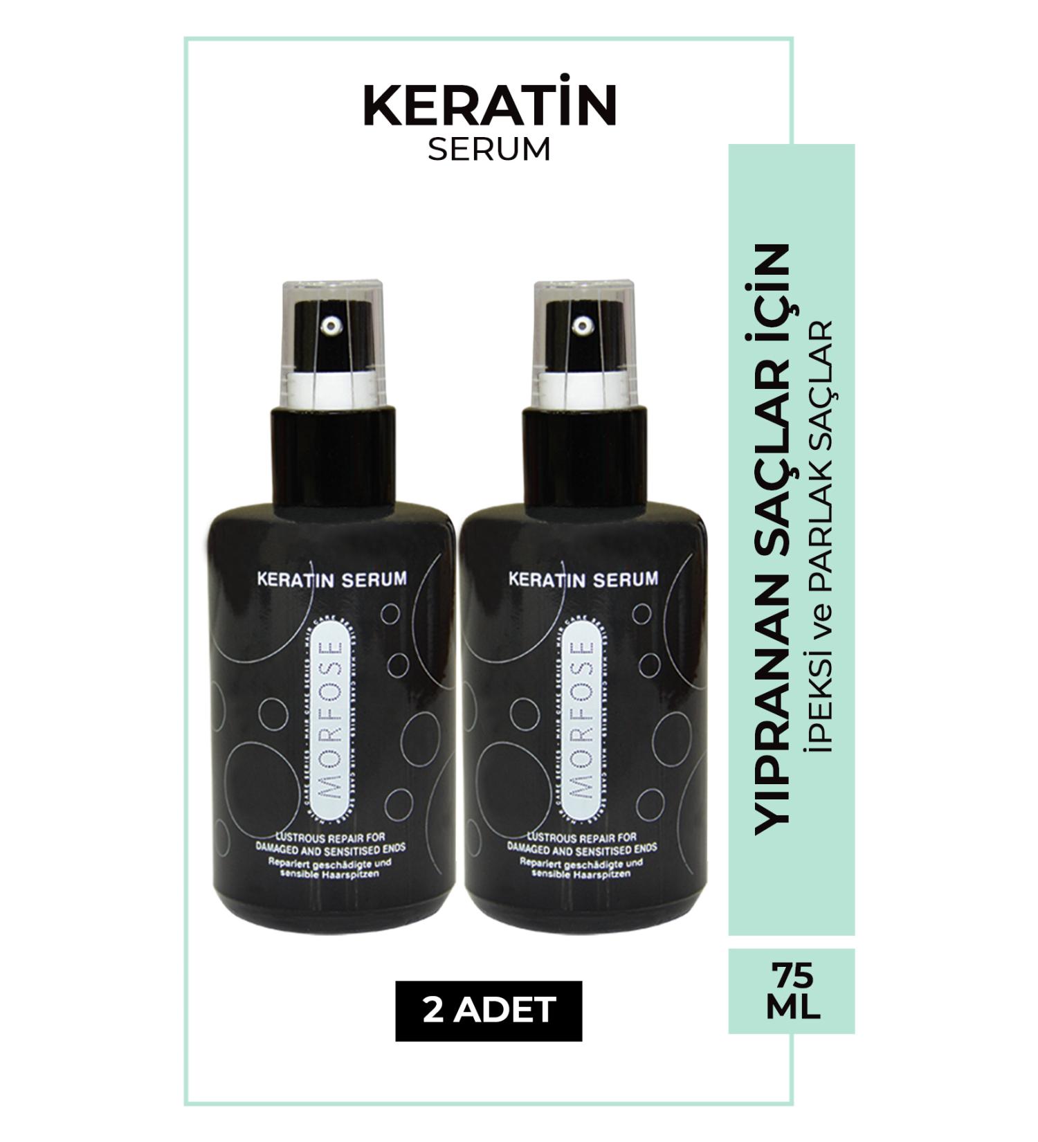 Morfose Hair Serum Keratin 75 ml 2 Pieces - Buy Online on GoSupps.com