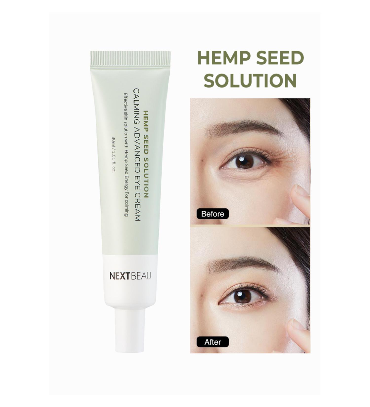 BISPACK Nextbeau Calming Brightening Hemp Seed Solution Calming Eye Cream - Buy Online on GoSupps.com