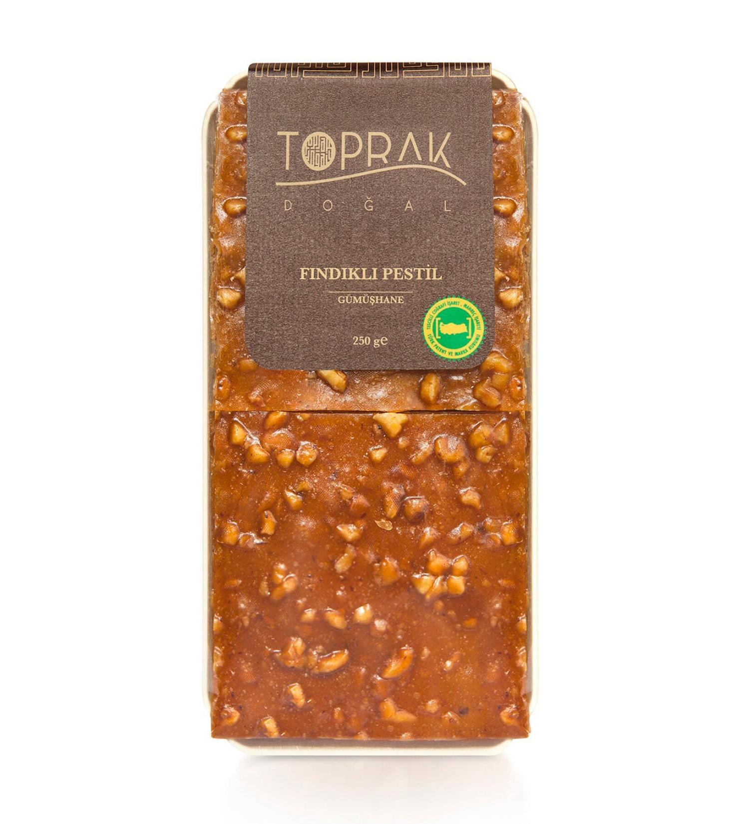 Toprak Natural Hazelnut Fruit Rolls 250 G G m hane Hazelnut Mulberry Fruit Rolls - Buy Online on GoSupps.com