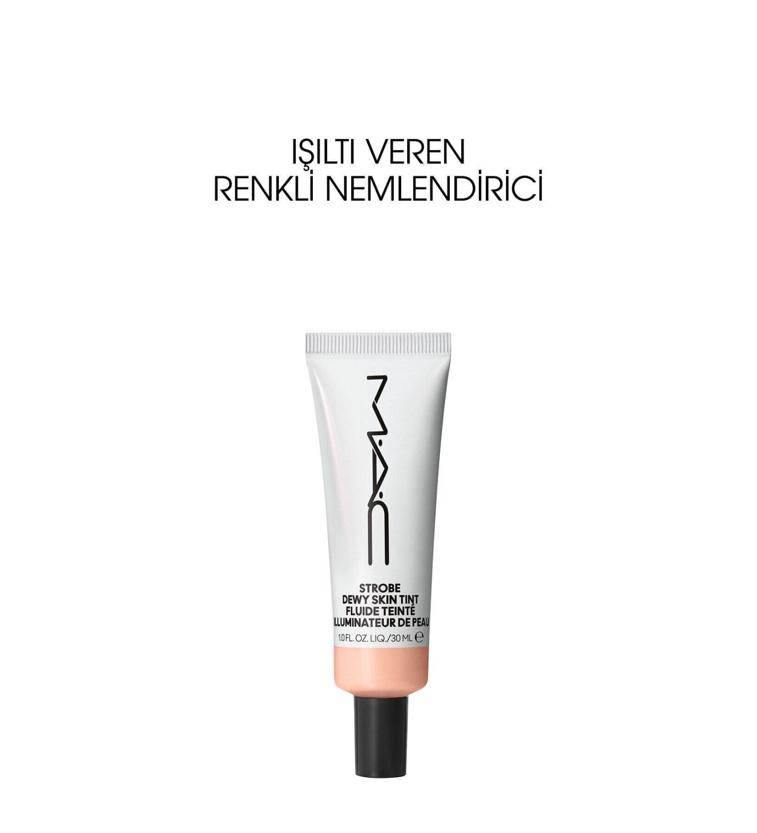 Mac SMOOTH SK N-STROBE DEWY BR GHTEN NG T NTED MOISTURIZER WITH HYALURONIC ACID LIGHT 4 -30 ML DMBA305