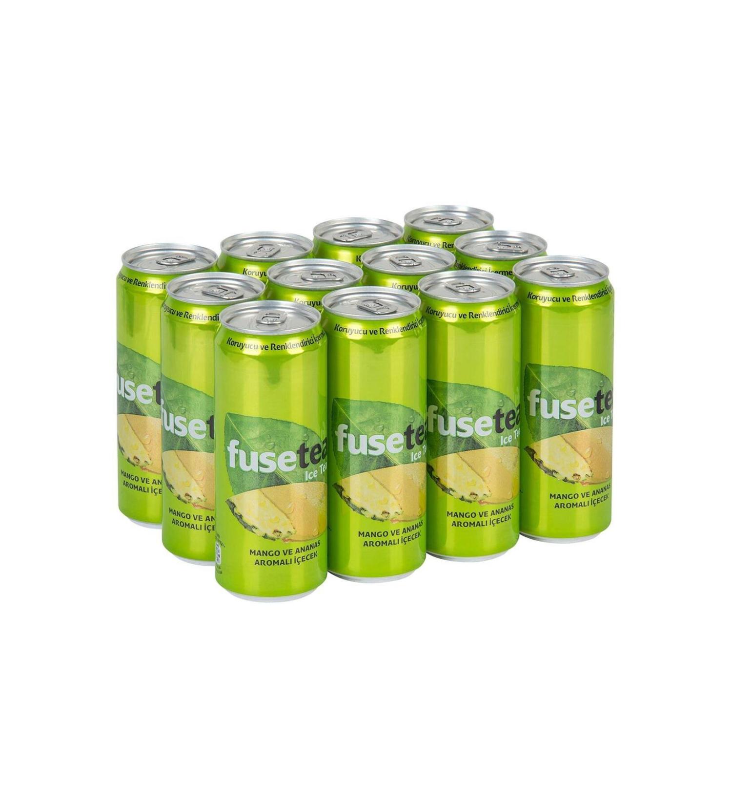 Fuse Tea and Pineapple Flavored Iced Tea 330 Ml X 12 Pieces