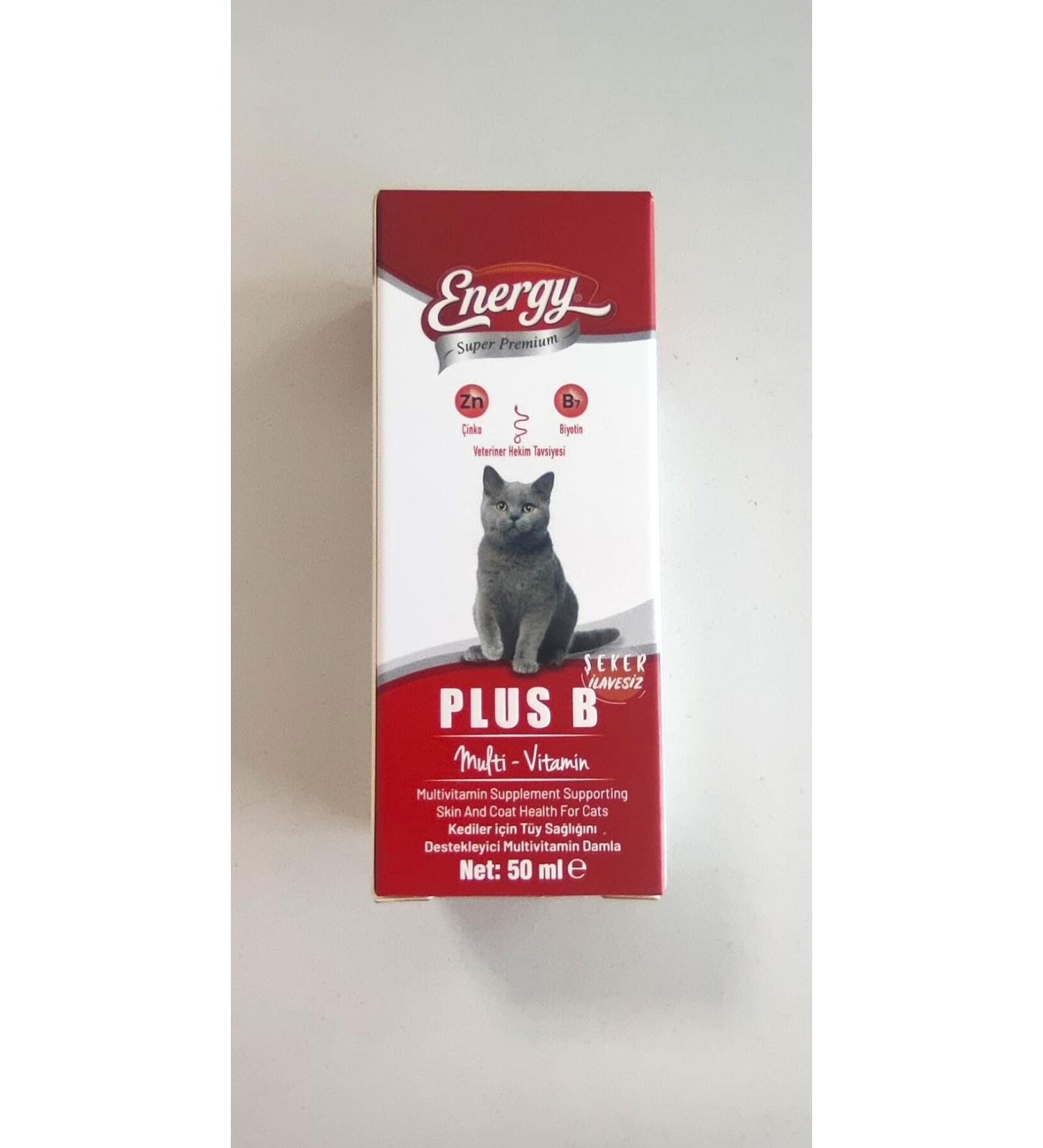 Energyx Energy Plus B Cat Hair Health Support Drops