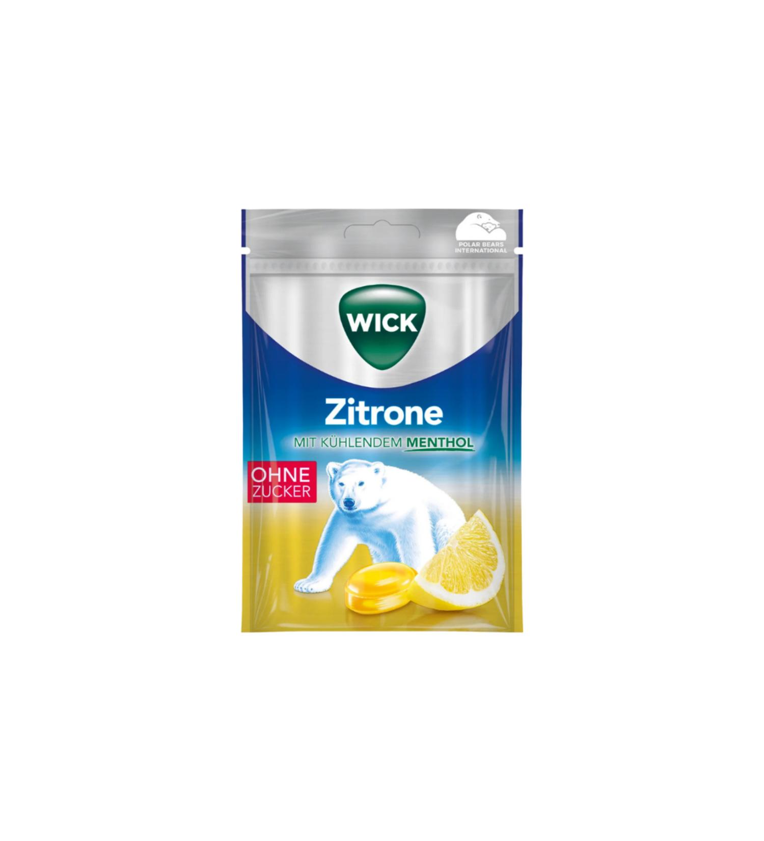WICK Zitrone Mit K hlendem Menthol 72g