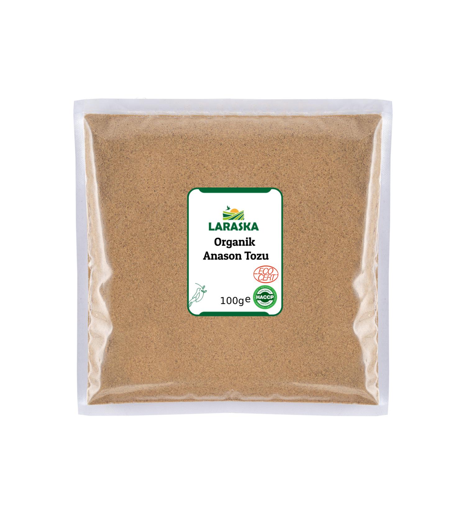 Laraska Organic Aniseed Powder 100g - Organic Aniseed Powder