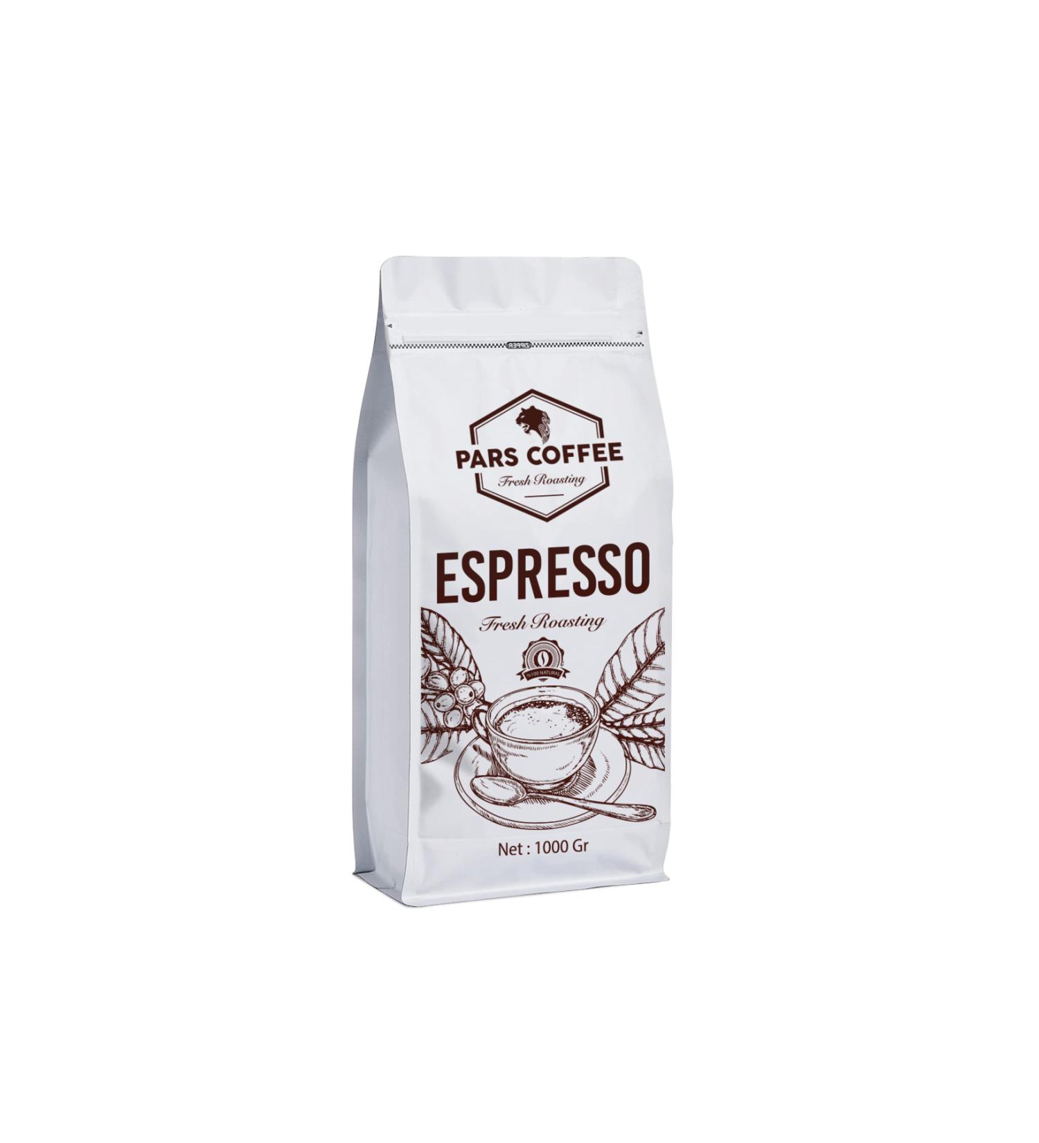 PARS COFFEE Espresso Wild - 1 Kg - Professional Coffee Beans - Medium-dark Roasted