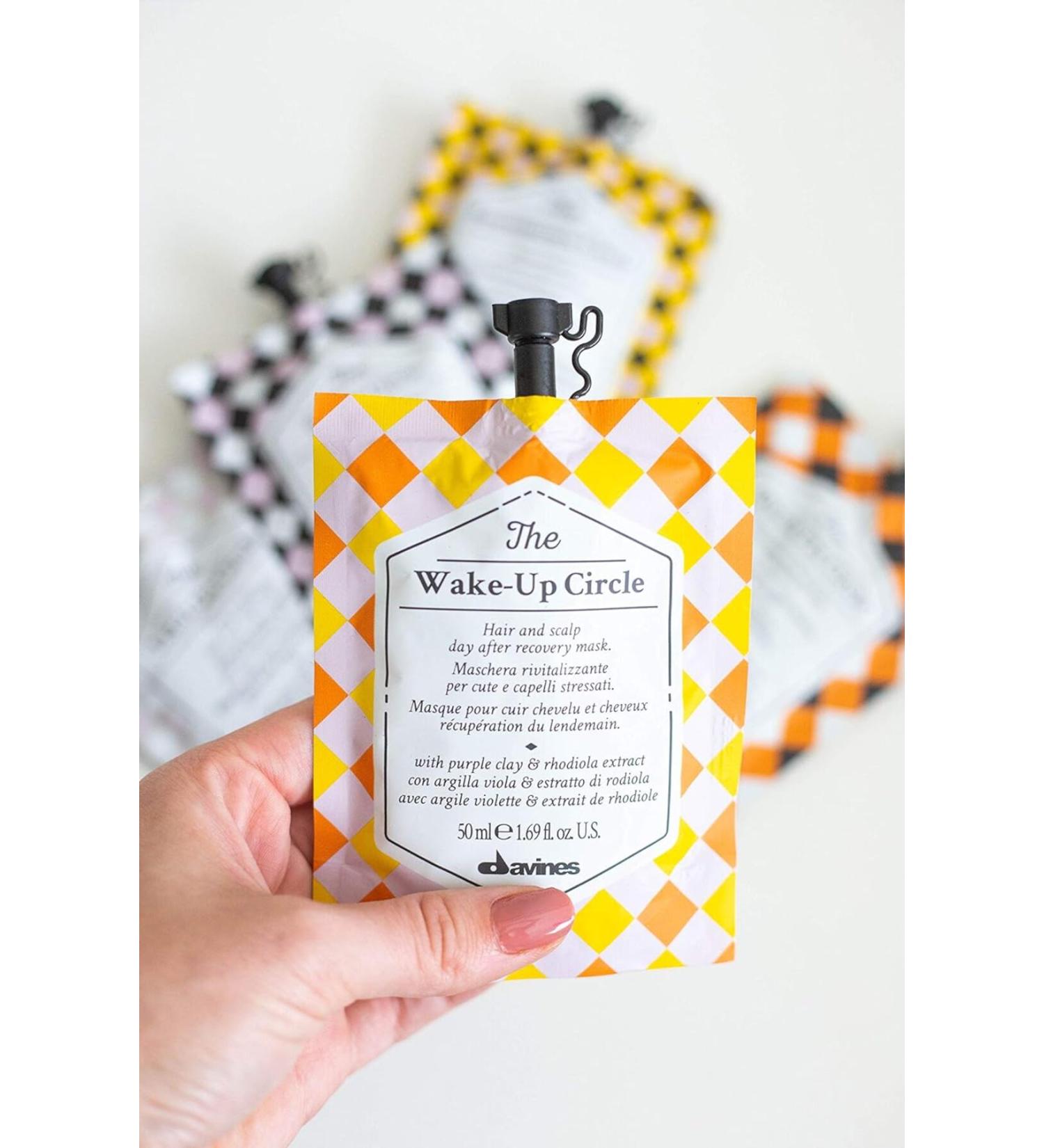 Davines The Wake-Up Circle Glycerin Hair Rescue Mask 1.69 fl.oz (Sulfate Free) ECB20