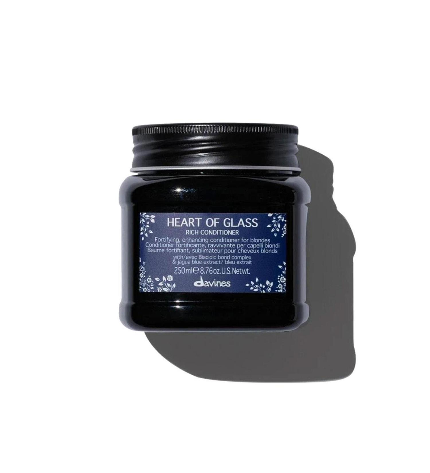 Davines Heart of Glass Rich Conditioner-Blonde Repairing-Strengthening Conditioner 250ml CYT679