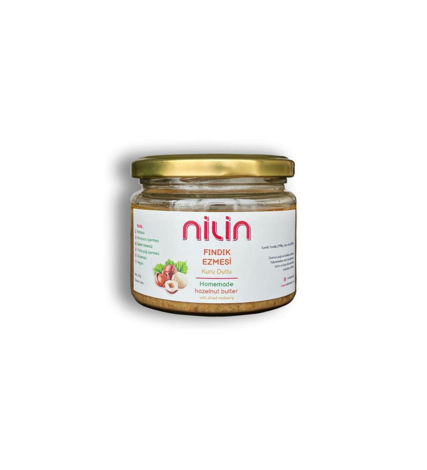 nilin Hazelnut Butter with Dried White Mulberry 250g