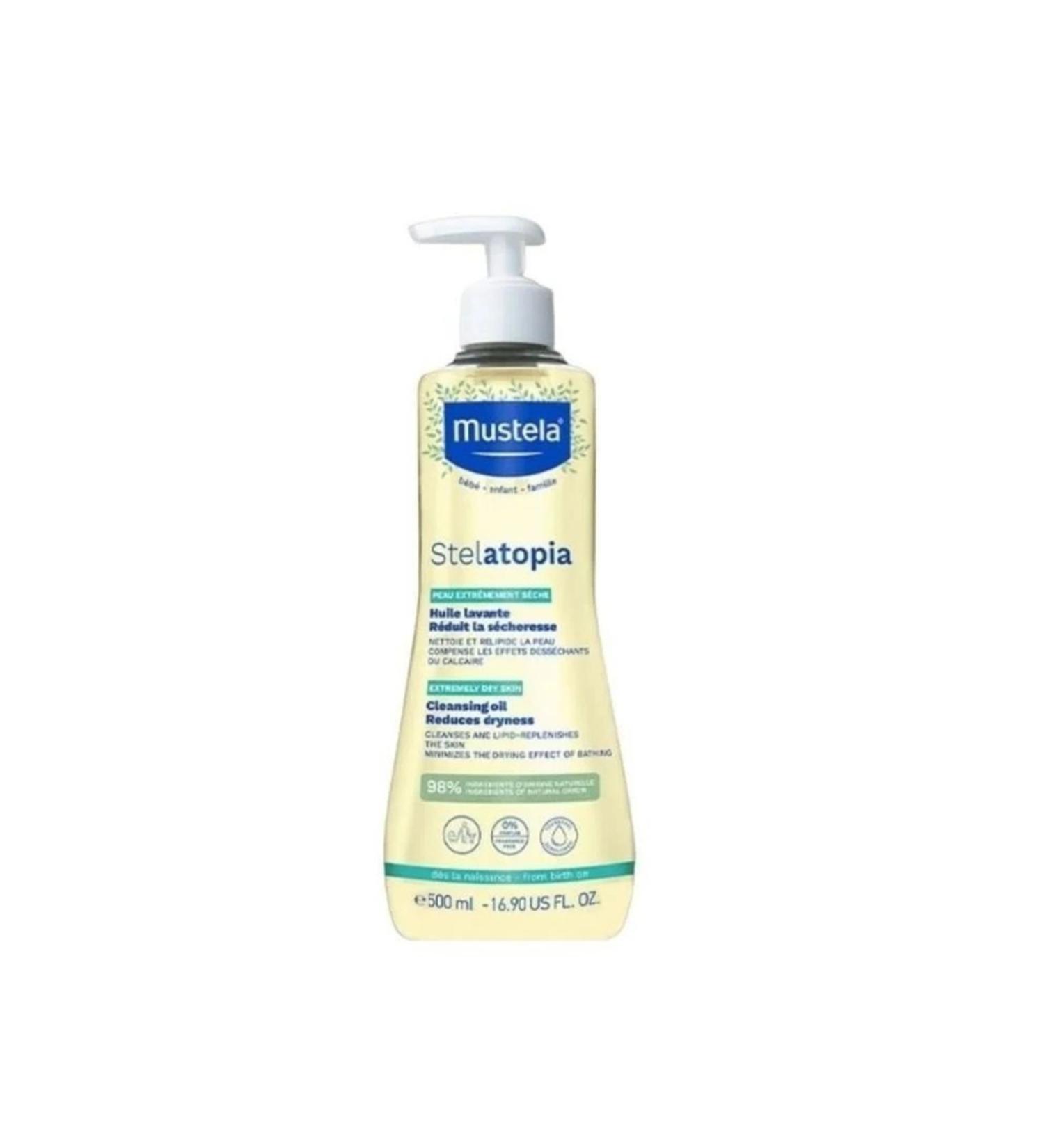 Mustela Stelatopia Cleansing Oil - 500 ml - Buy Online on GoSupps.com