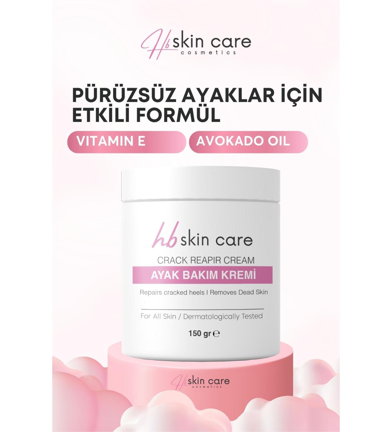 hb skin care foot & heel crack whitening effective cream - Buy Online on GoSupps.com