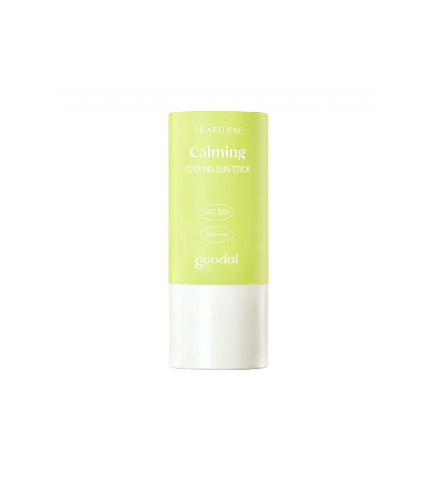 Goodal Heartleaf Calming Cooling Sun Stick - Houttuynia Cordata Extract Sunscreen Stick SPF 50+ PA - Buy Online on GoSupps.com