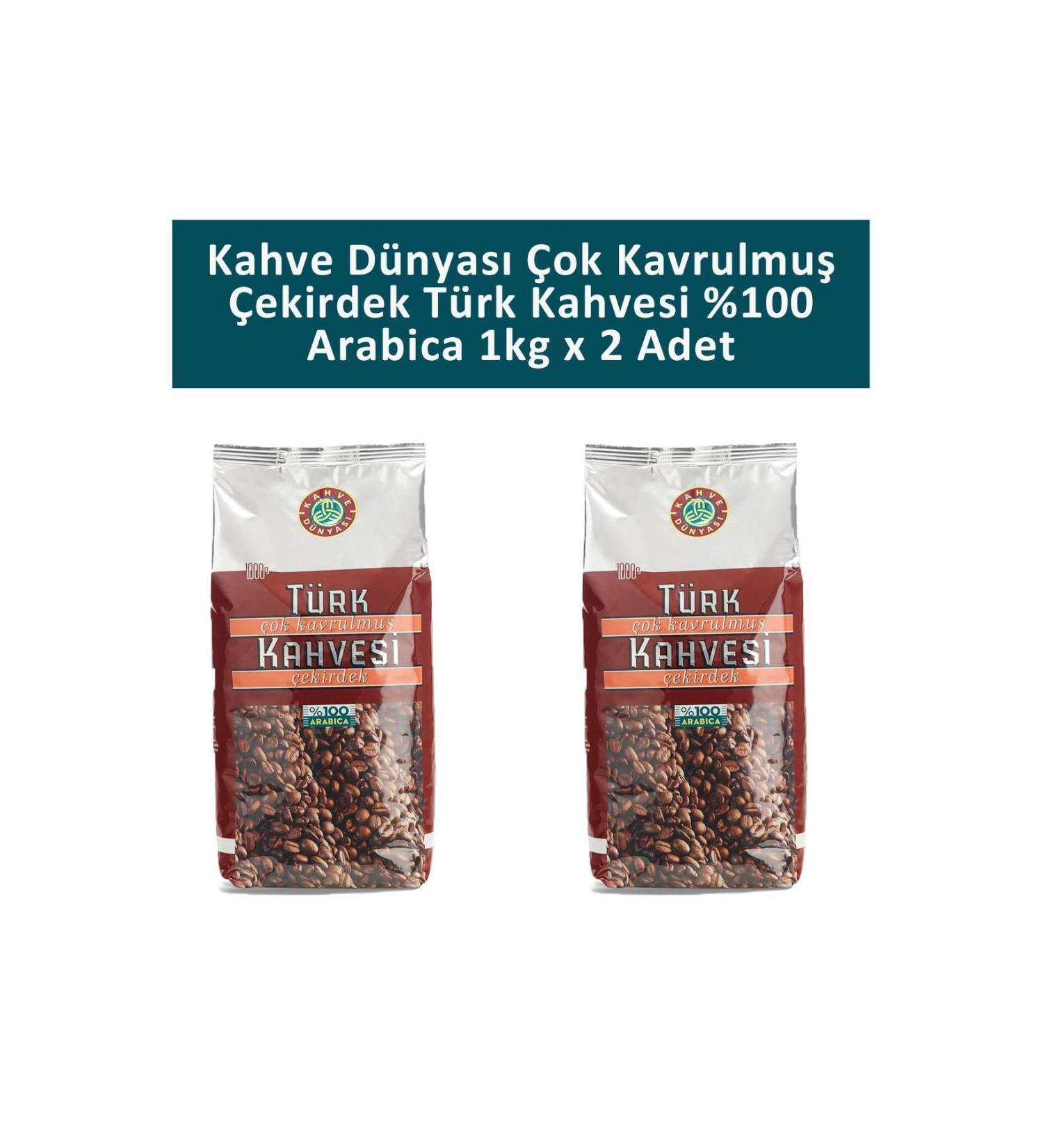 Kahve D nyas Deep Roasted Turkish Coffee 1 kg x 2 Pieces