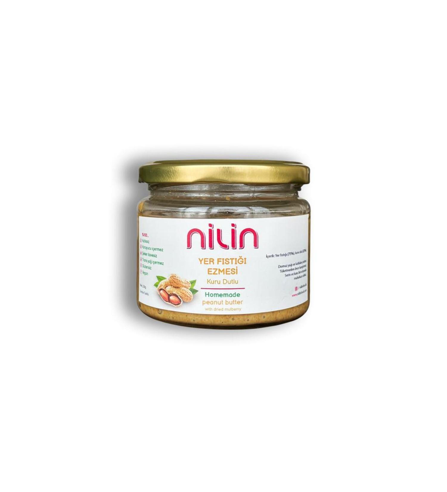 nilin Peanut Butter with Dried White Mulberry 250g