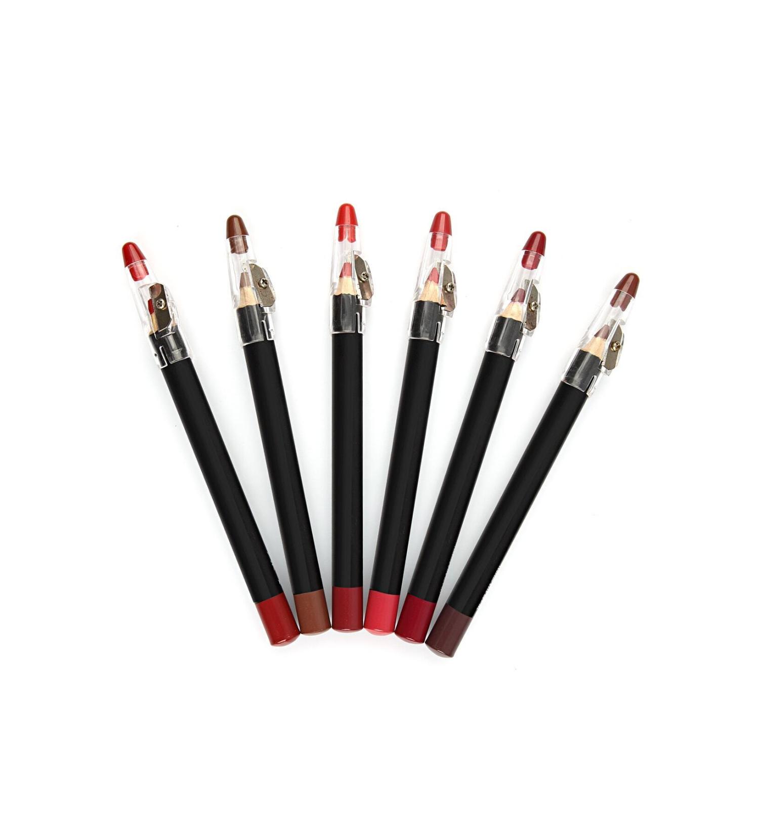 TrendBeauty Women Burgundy Lip Pencil Lipstick Series 16