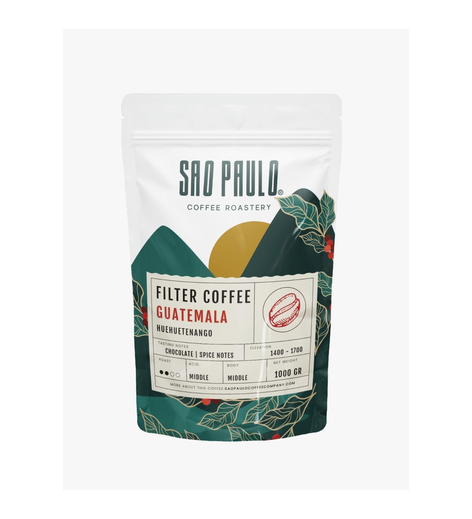 Sao Paulo Coffee Sao Paulo GUATEMALA FILTER COFFEE 1000 Grams