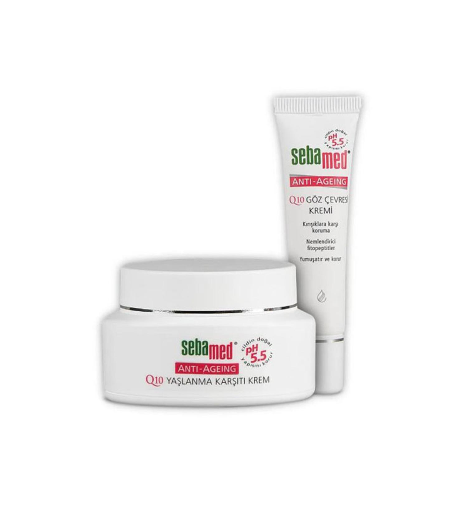 Sebamed Q10 Anti Age (Anti-Aging Package Cream 50 ml and Under Eye Cream 15 ml