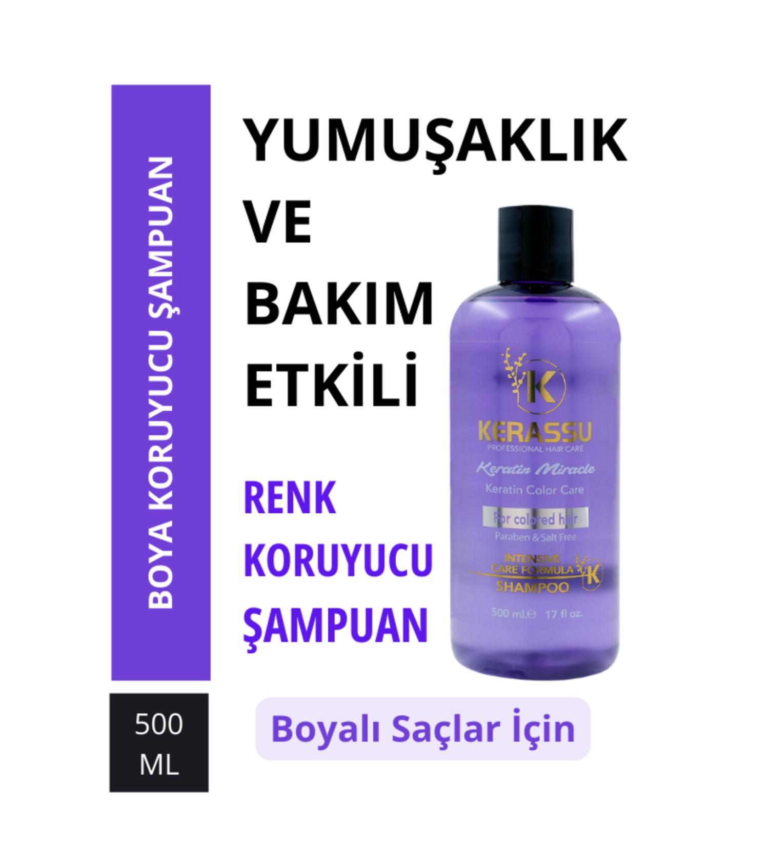 KERASSU Shampoo for Dyed Hair 500 ml - Buy Online on GoSupps.com