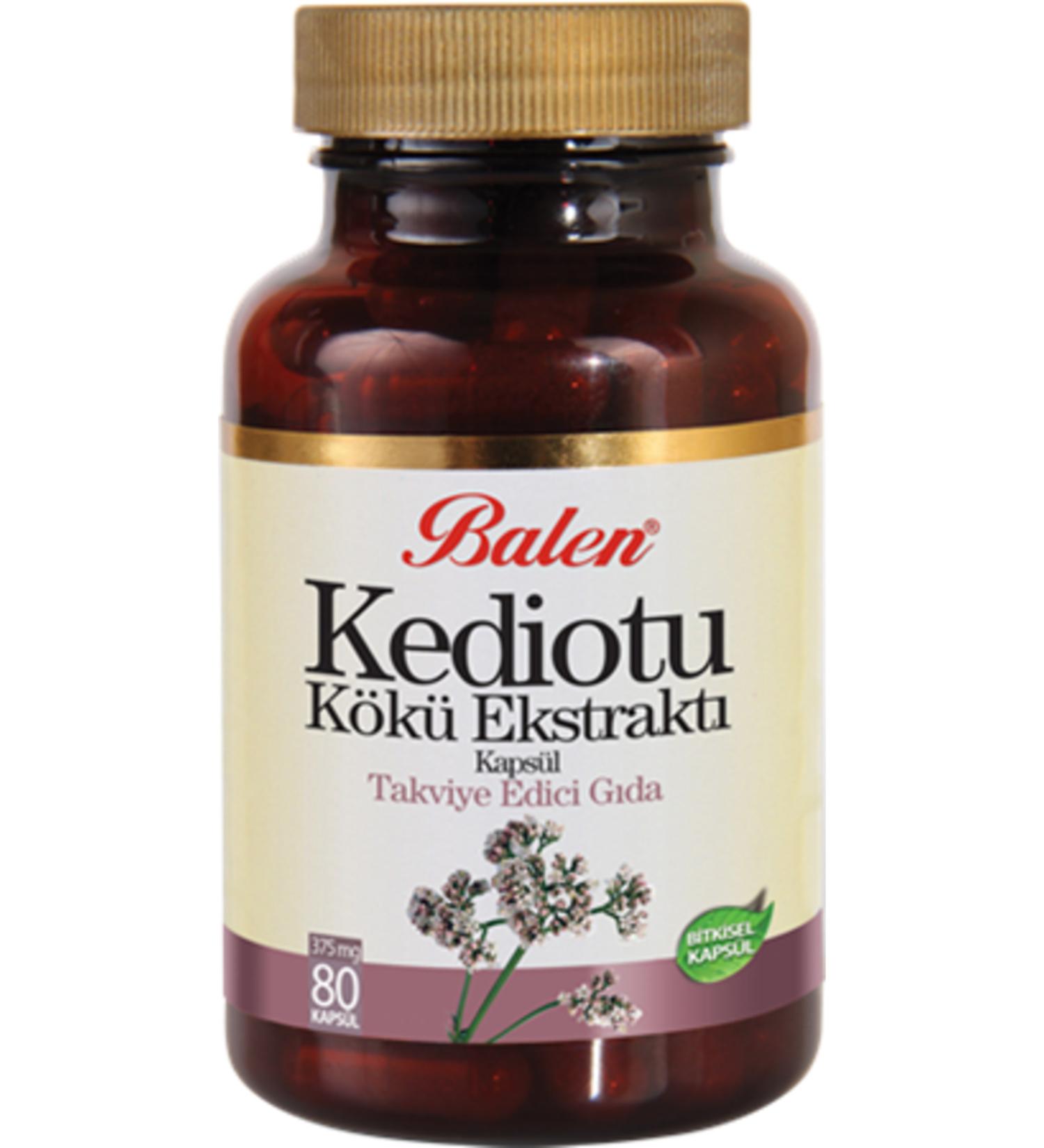 Balen Valerian Root Extract Capsule 375 Mg 80 Capsules Balen