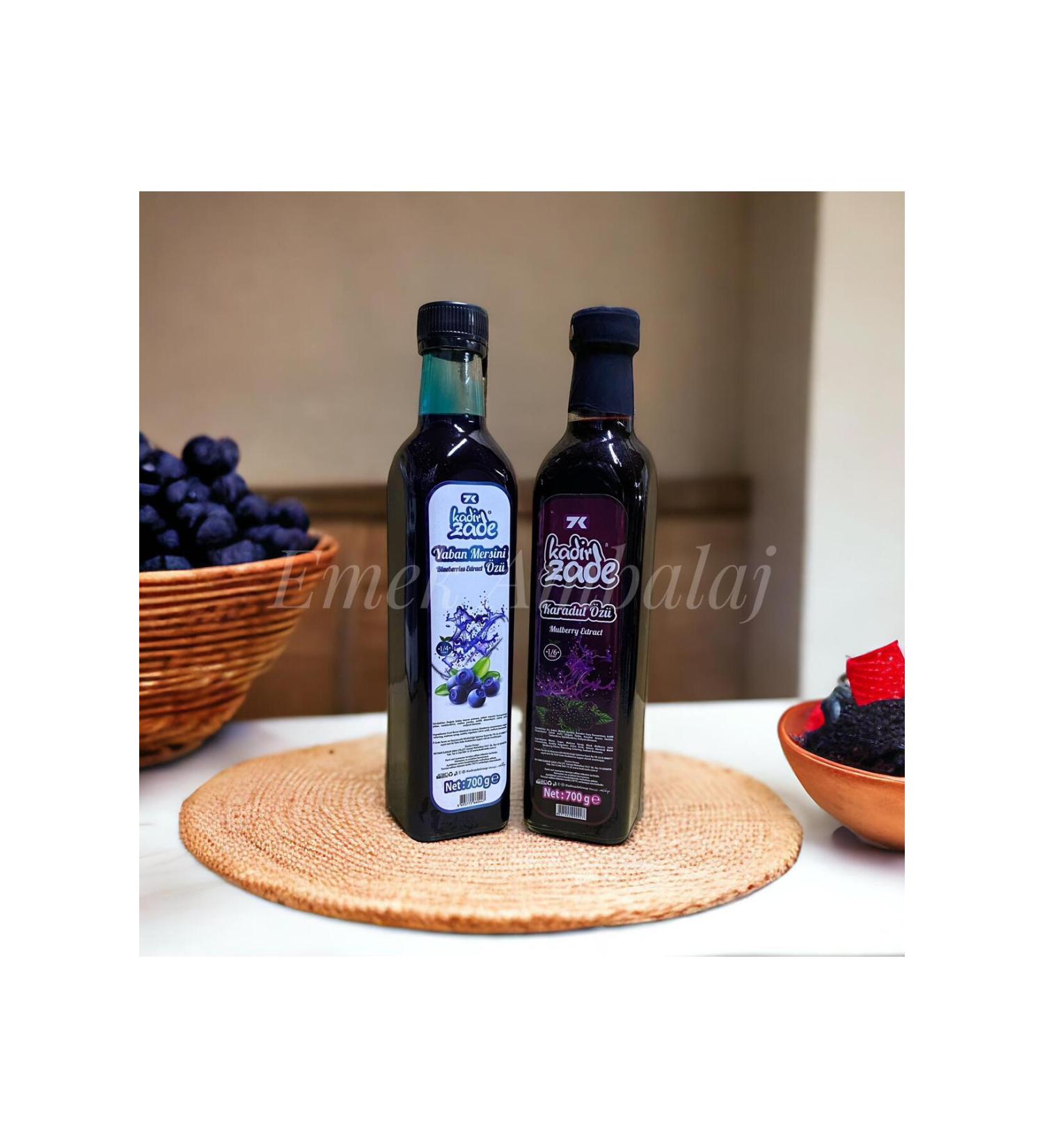 KADIRZADE Black Mulberry Extract 700gr And Blueberry Extract 700gr