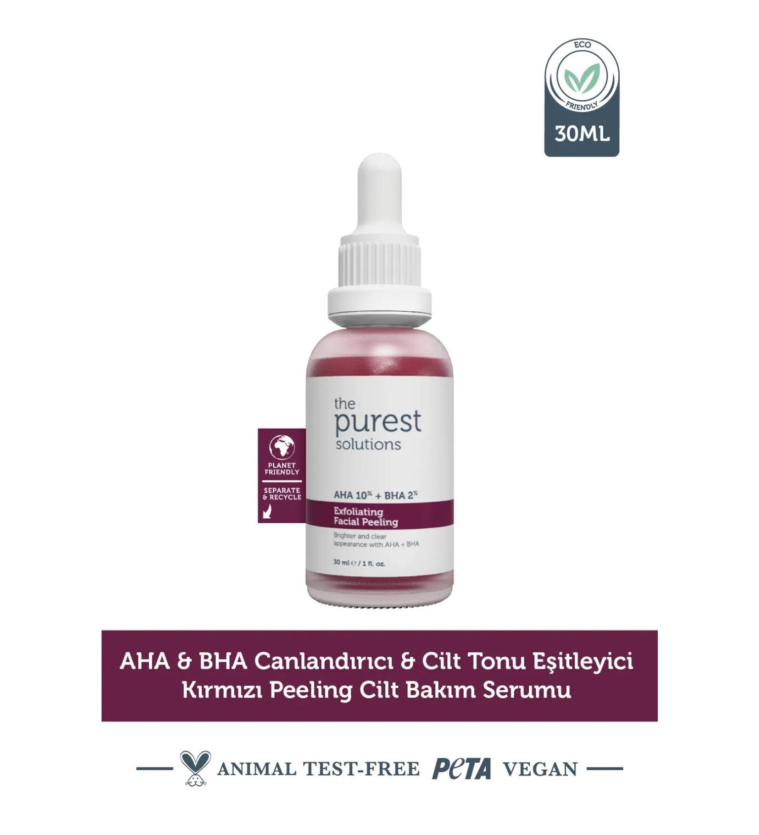 The Purest Solutions Revitalizing and Skin Tone Equalizing Face Red Peeling Serum 30 ml - Buy Online on GoSupps.com