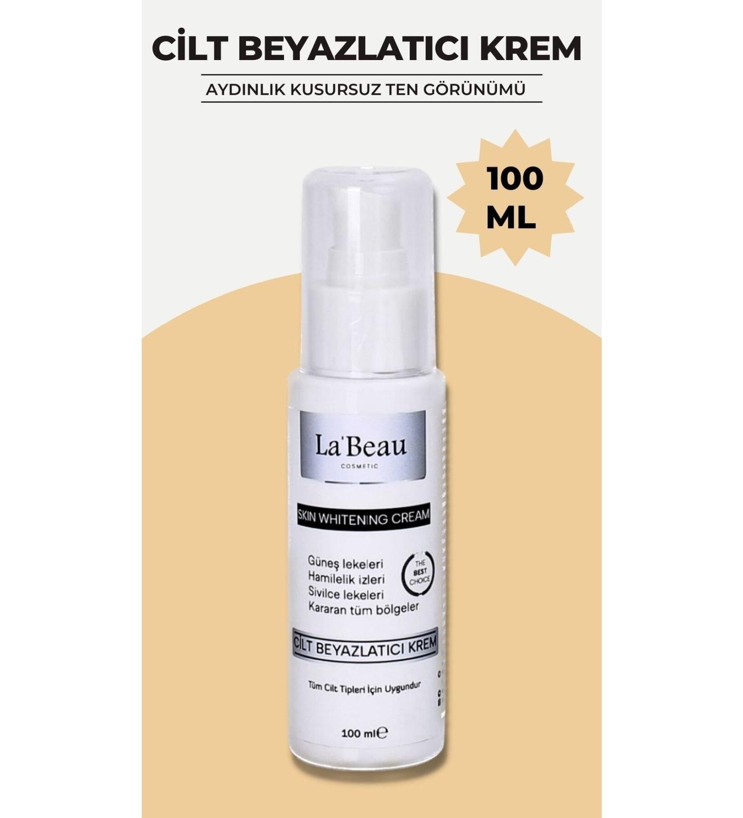 La'beau Skin Whitening Cream E and B3 Vitamin Effective Knees elbows genitals all darkened areas - Buy Online on GoSupps.com