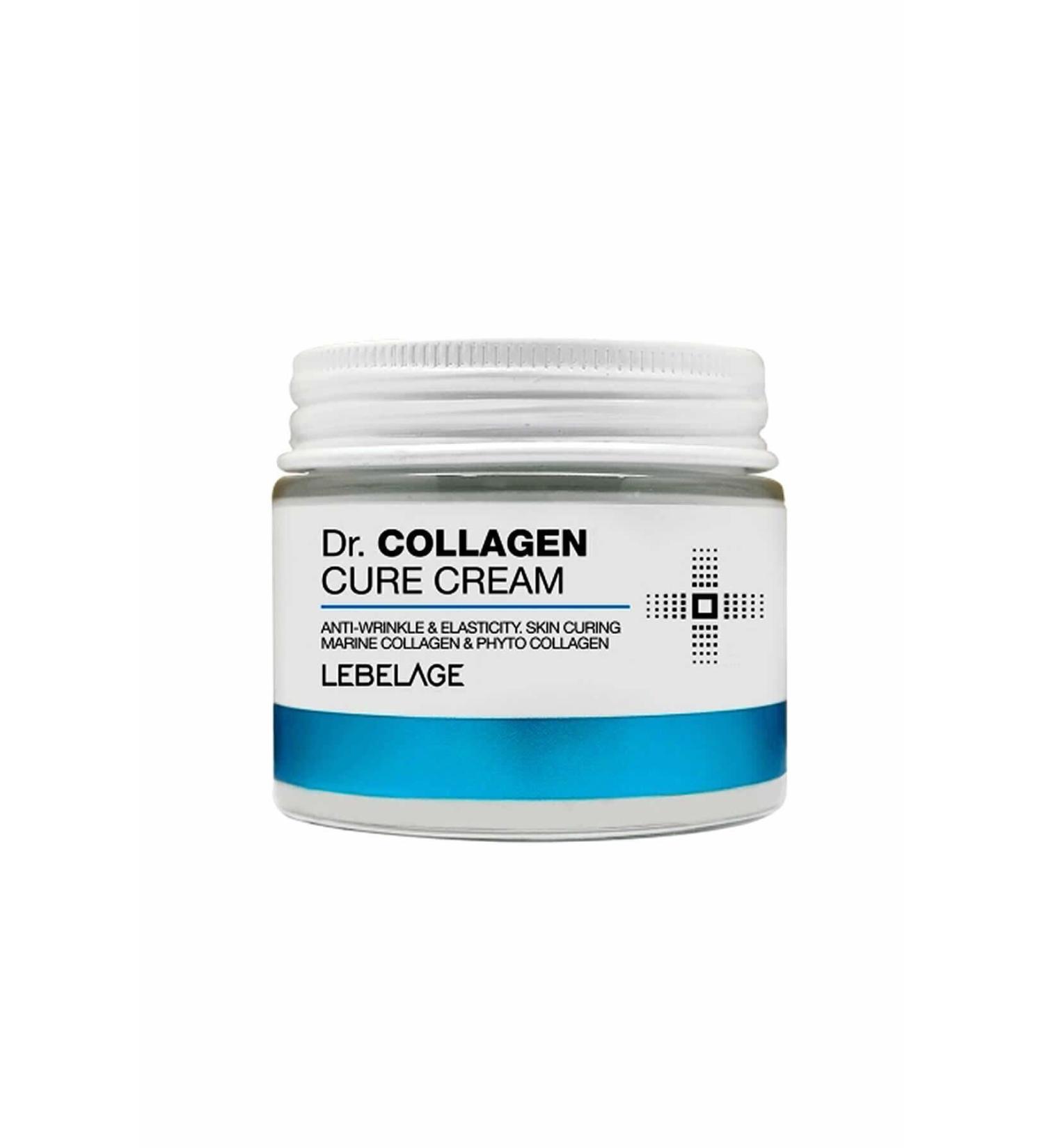LEBELAGE Anti-Wrinkle Elasticity Enhancing Marine Collagen Cream Dr Collagen Cure Cream - Buy Online on GoSupps.com