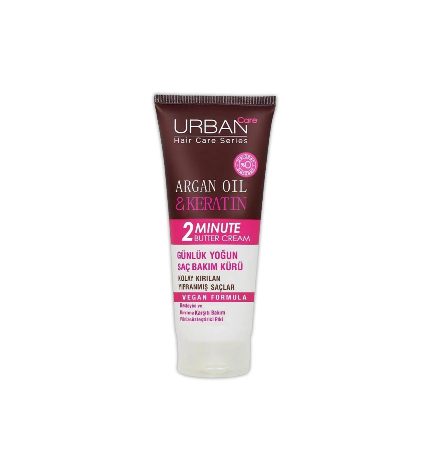 Urban Care Argan Oil Keratin 2 Minute Hair Care Cure 200 ml