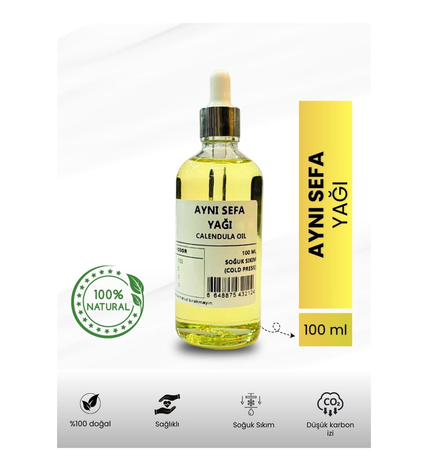 Zeyd Herbal 0 Natural Calendula Oil Herbal Oils 100 ml