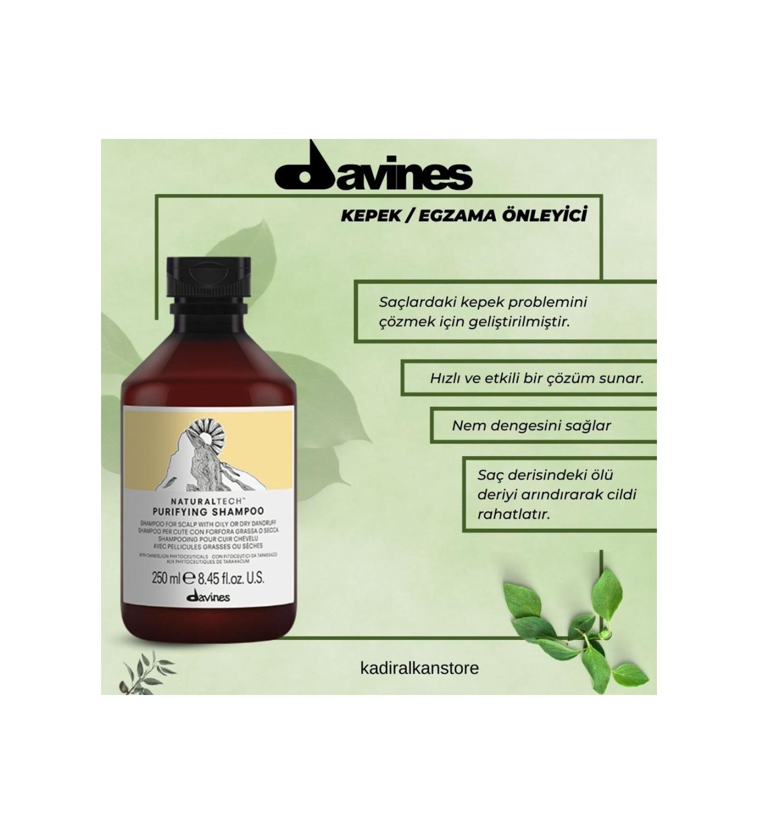 Davines DAV NES PURIFYING (DANDRUFF PURIFIER SERIES) SHAMPOO 250 ML