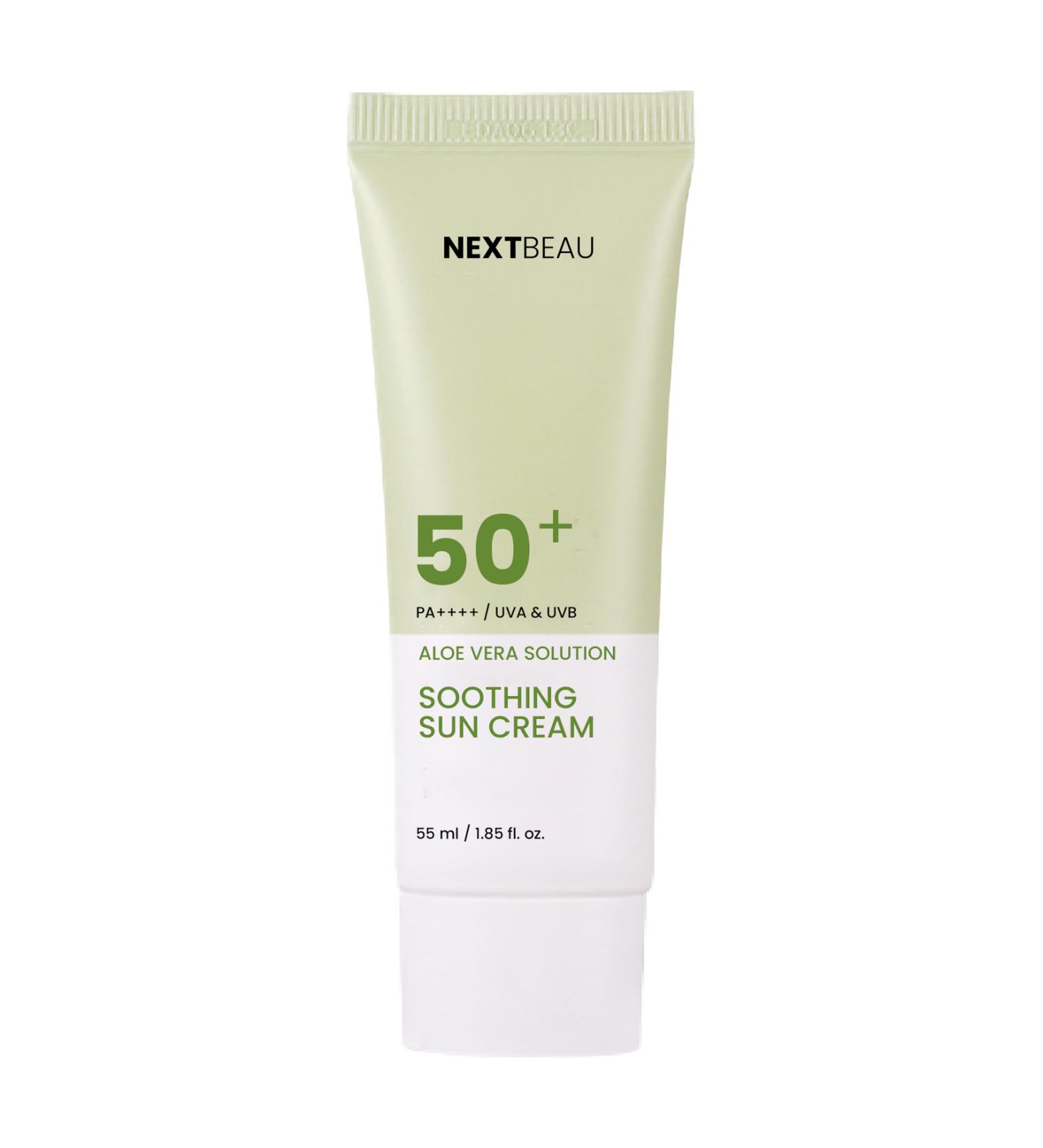 NEXTBEAU Nextbeau Soothing Moisturizer Aloe Vera Soothing Sunscreen Spf50+ PA++++ - Buy Online on GoSupps.com