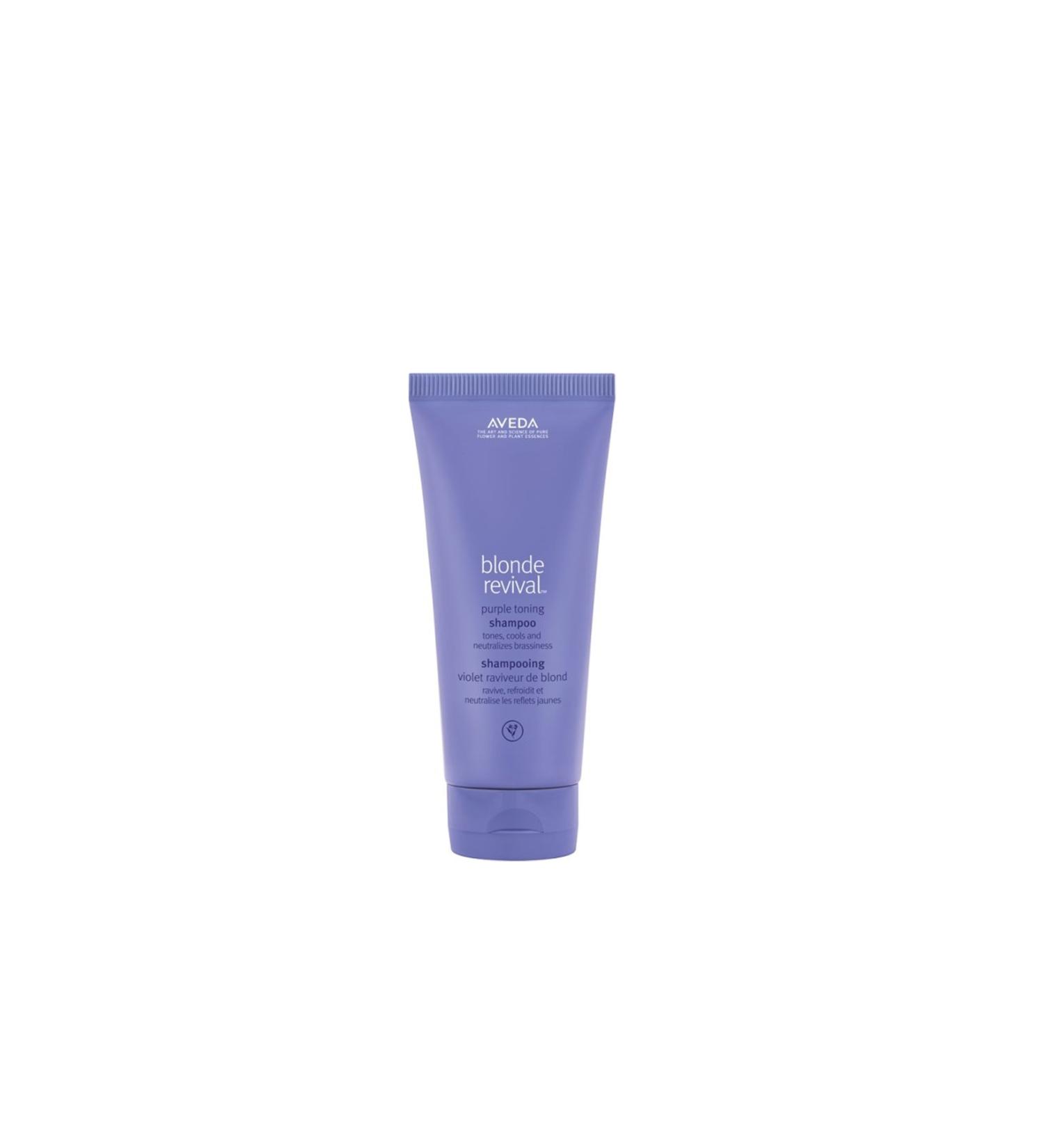 Aveda Blonde Revival Purple Shampoo for Treated Blonde Gray and Natural Gray Tones (200ml)