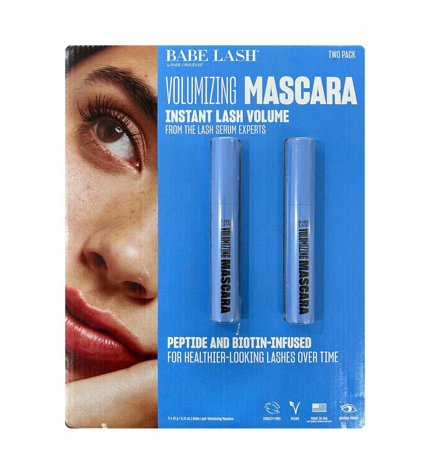 Babe Lash Volumizing Waterproof Mascara Set 2 Pieces