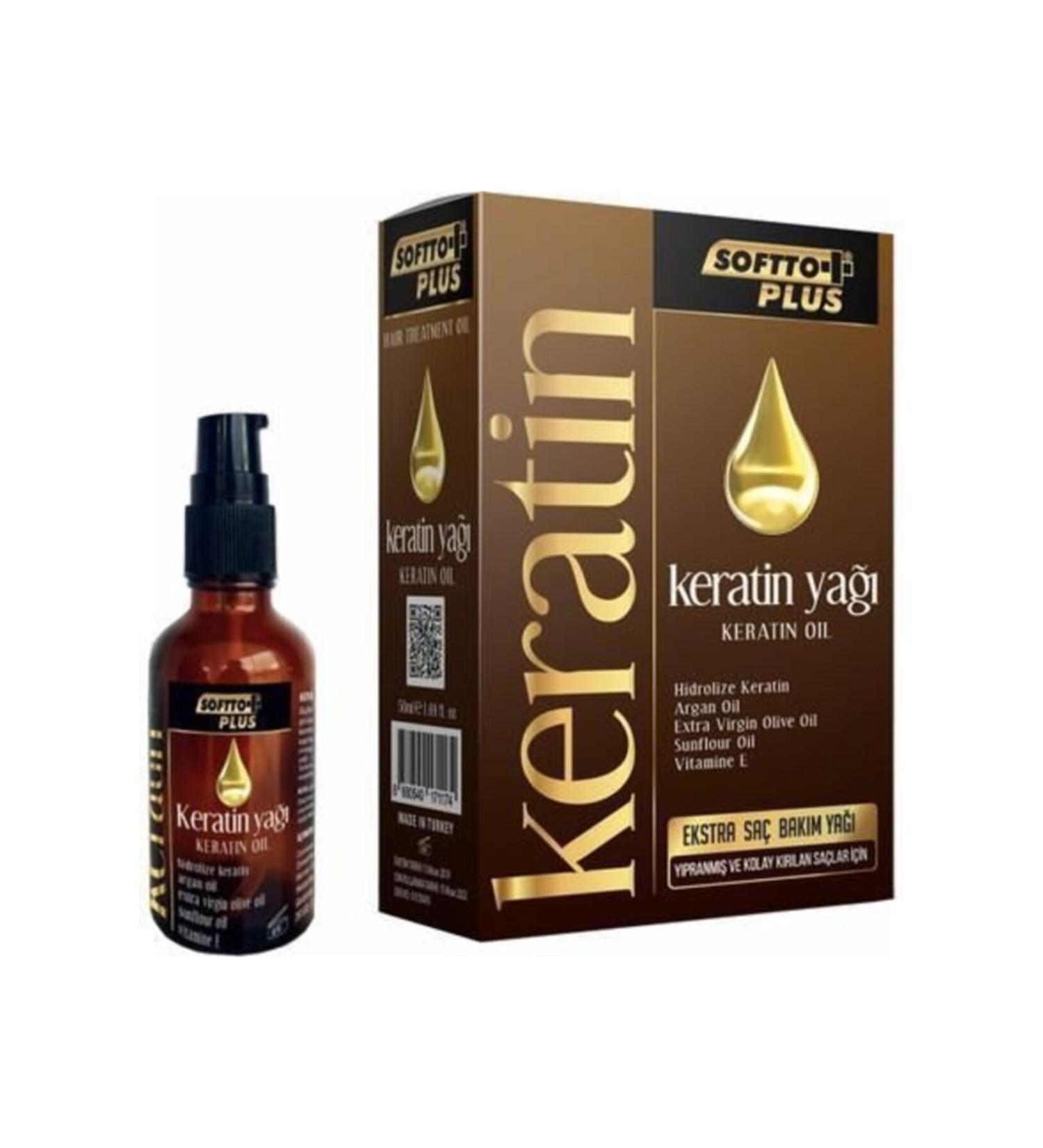 Softto Plus Keratin Oil - 50 ml