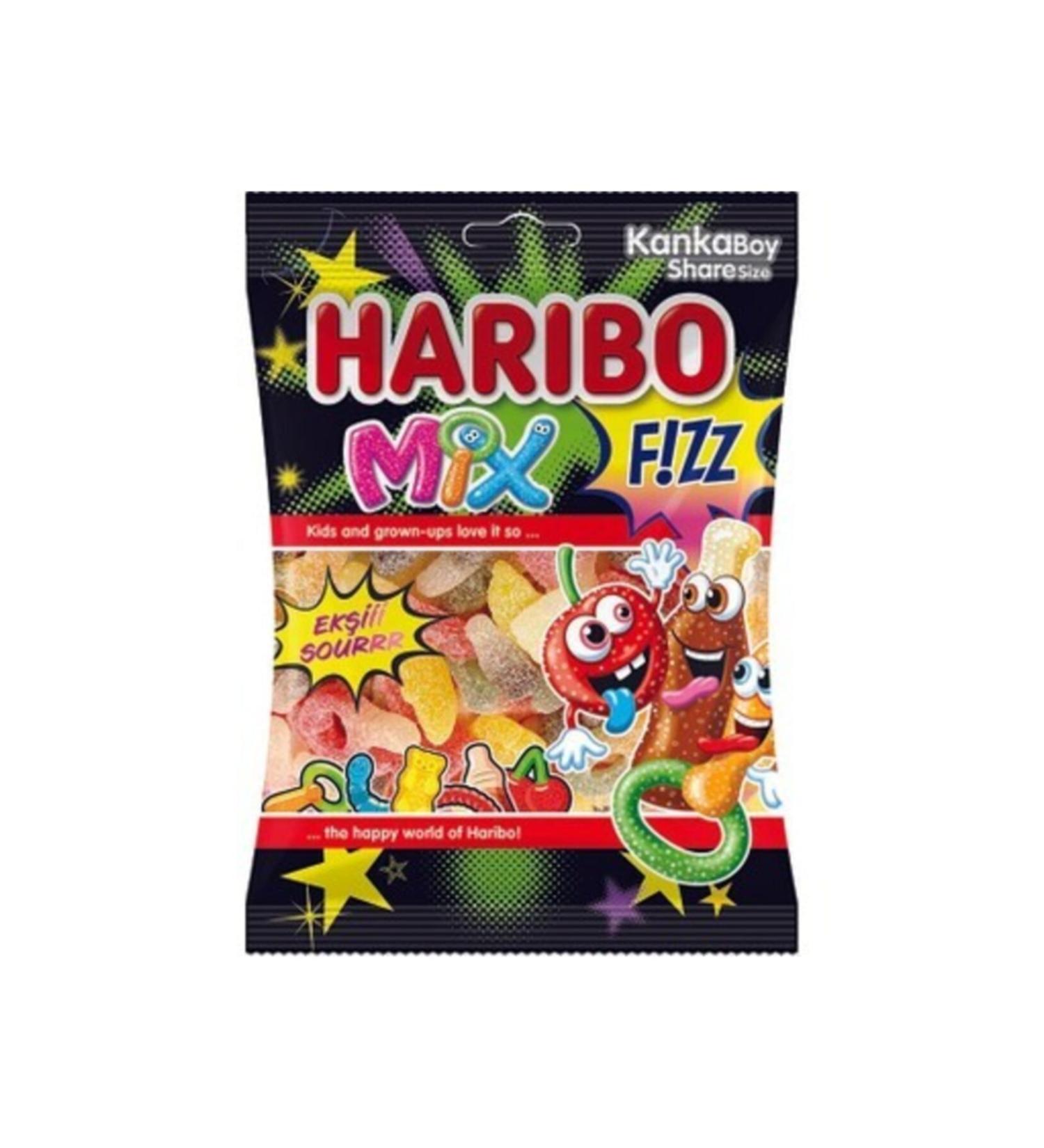 Haribo Fizz Mix 70gr X 24 Pieces