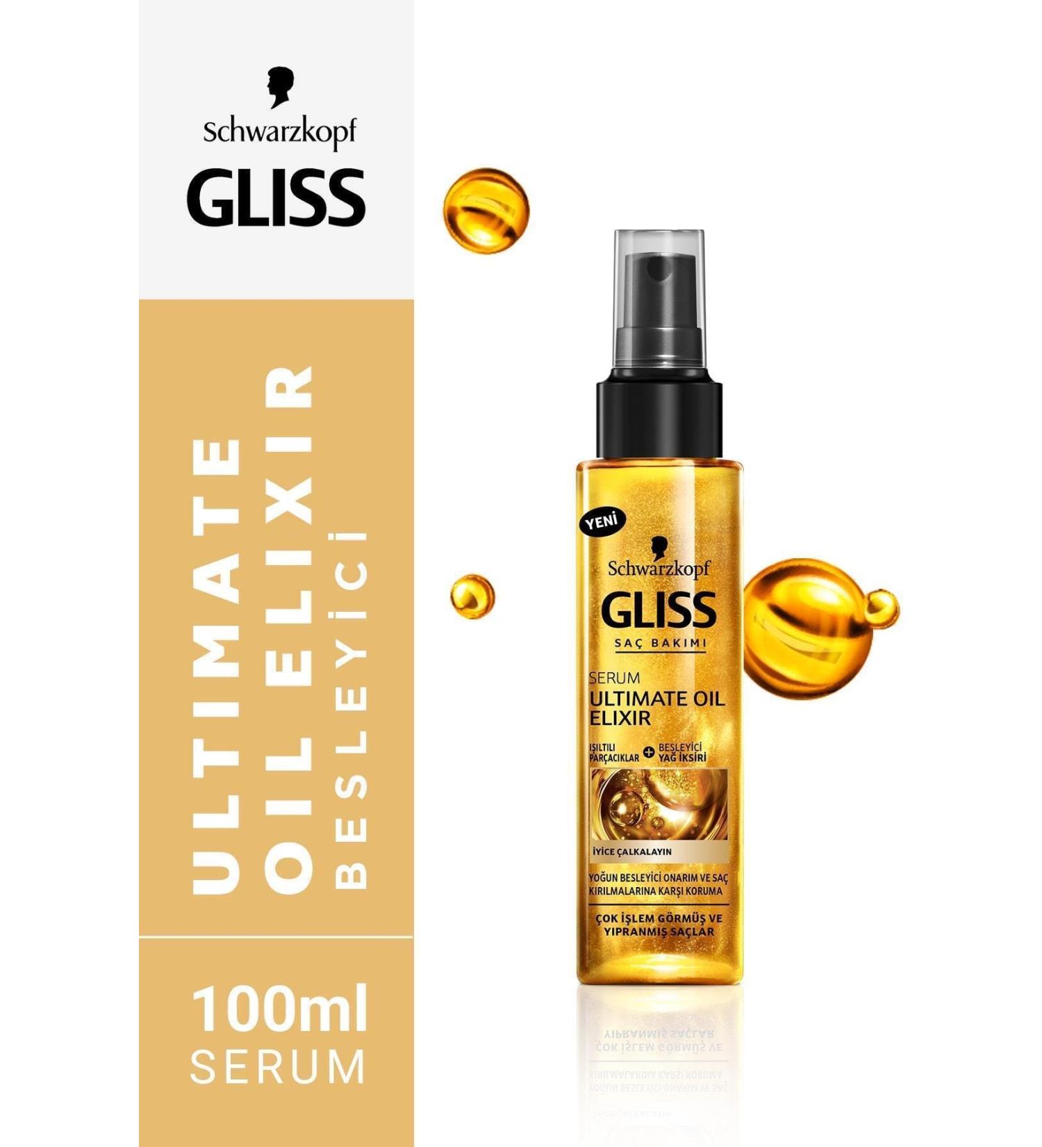 Gliss Hair Care Serum Ultimate Oil Elixir Moisturizer 100ml