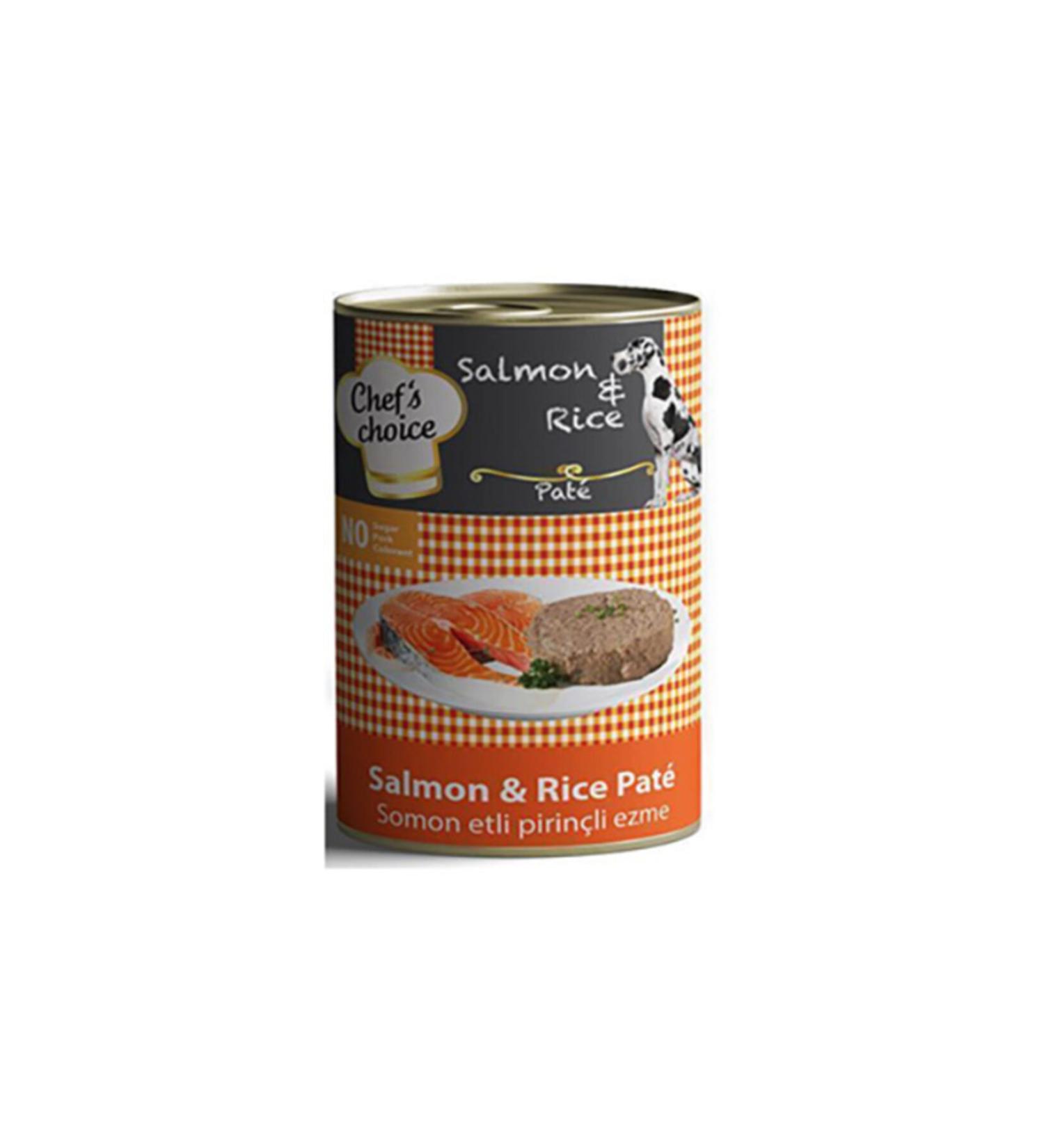 Chefs Choice Canned Dog Salmon and Rice Paste 6x400 Gr