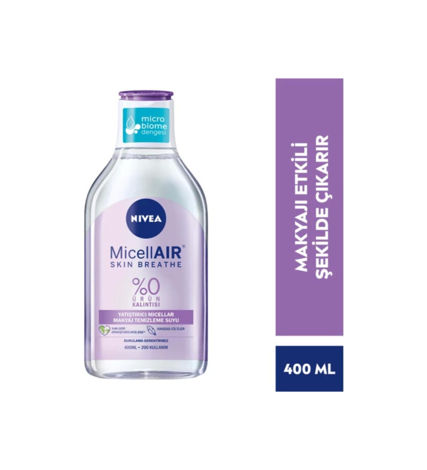 NIVEA Micellair Make-Up Remover Water Sensitive Skin 400 Ml - Buy Online on GoSupps.com