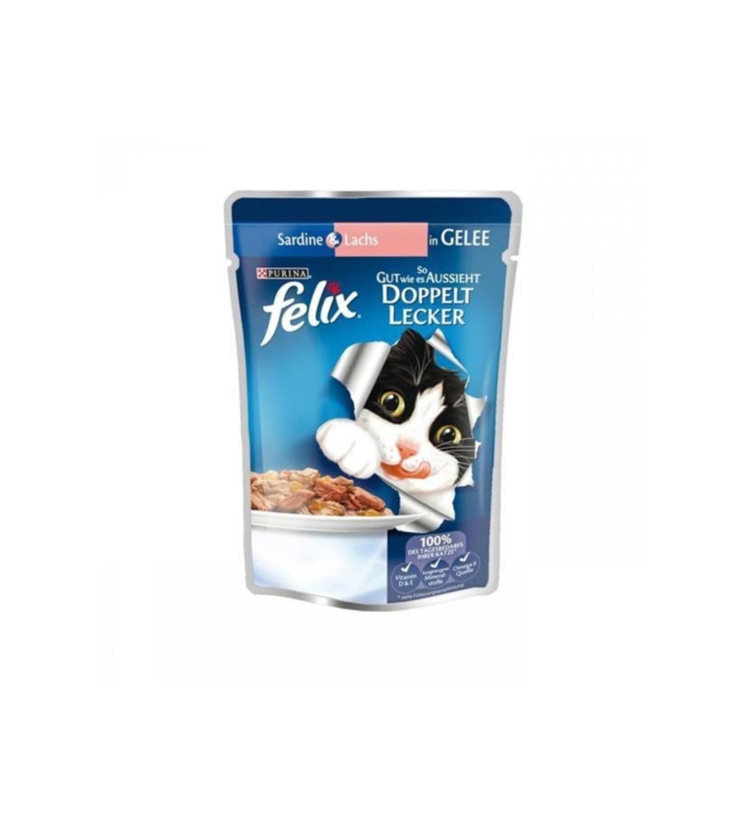FELIX Adult Cat Canned Food with Salmon