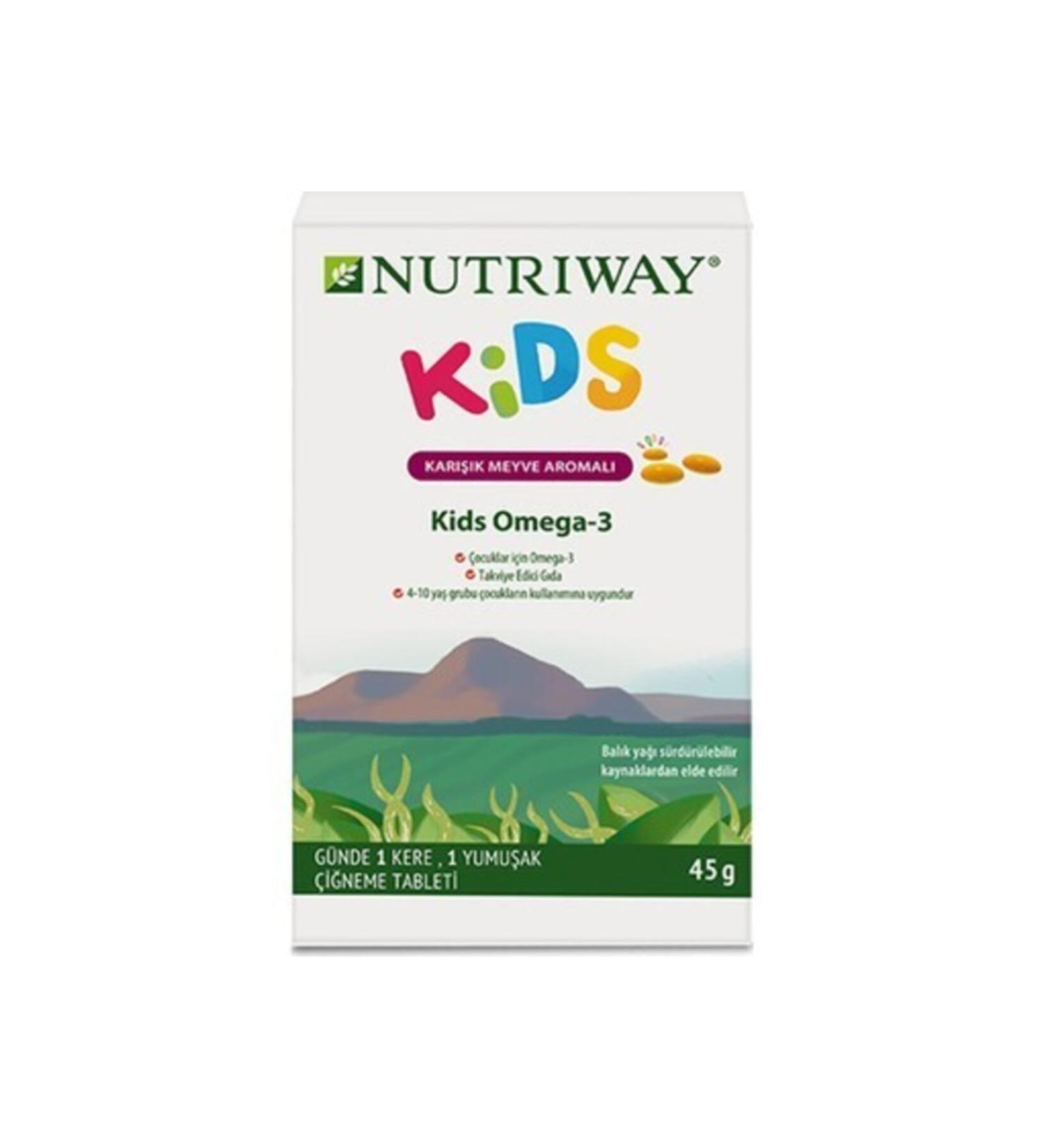 Nutriway Amway Kids Omega -3 Nutriway 45 G Packaging 15 Soft Chewable Tablets Each