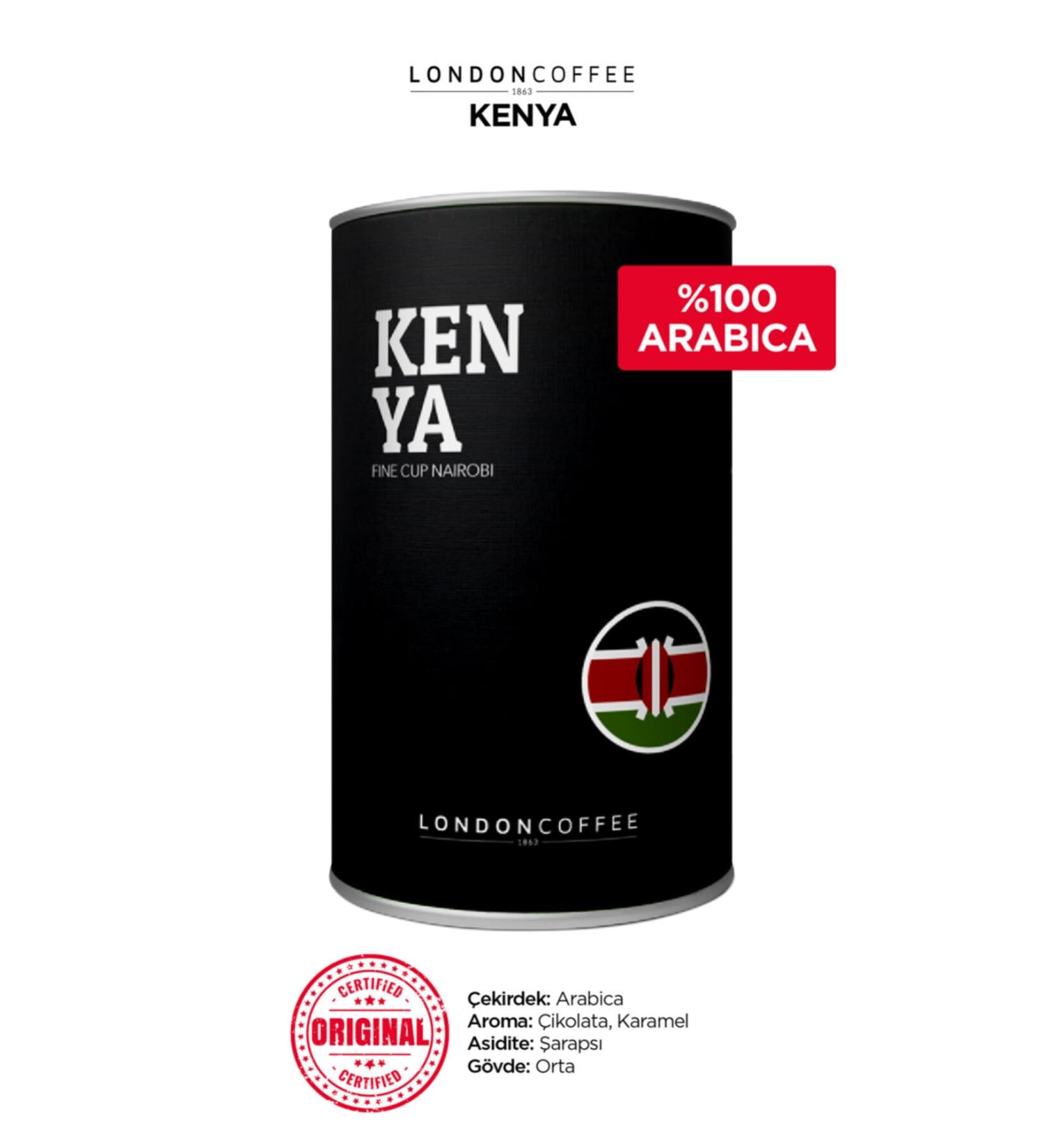 London Coffee Kenya Filter Coffee 250 gr Ground