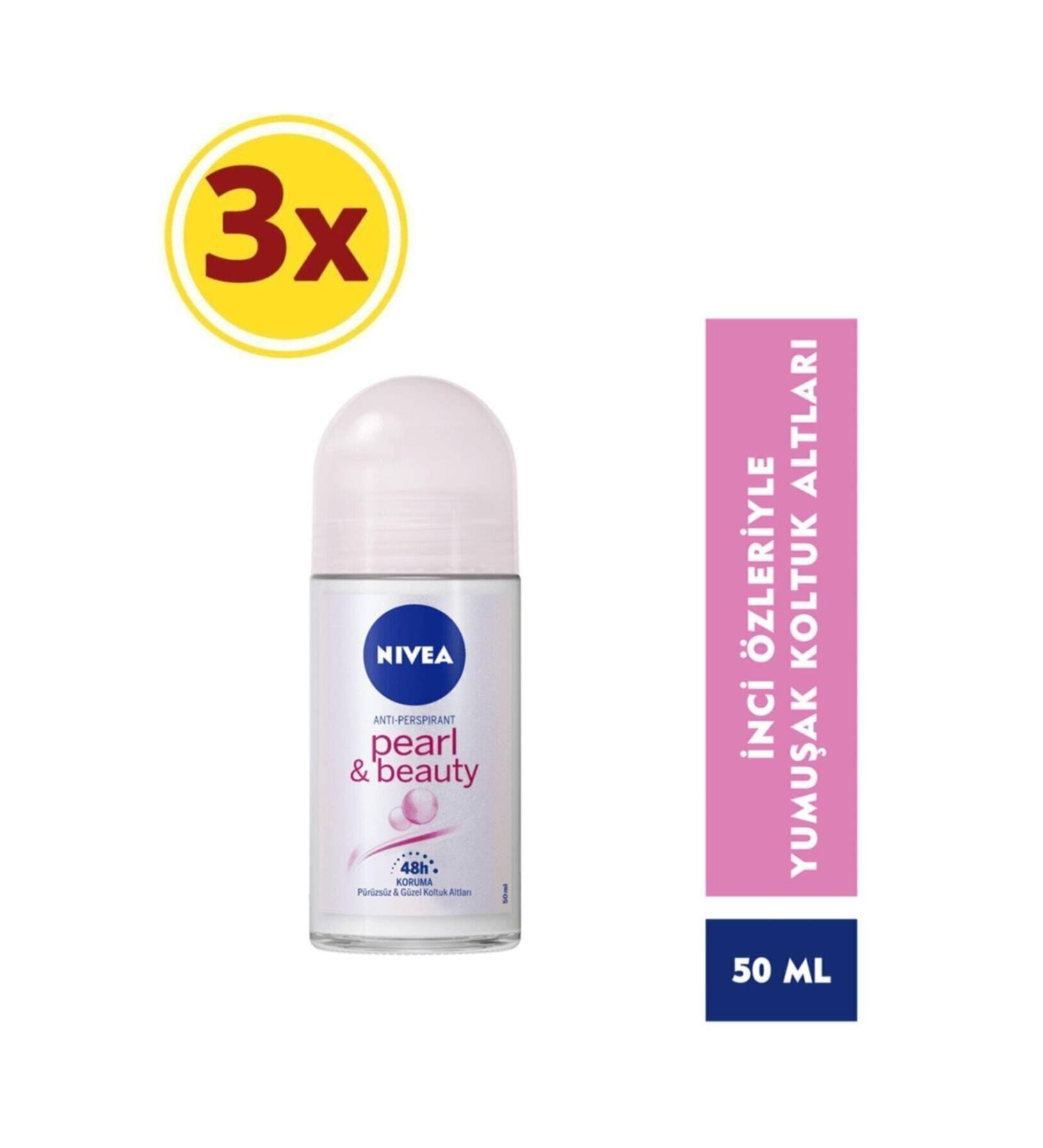 NIVEA Roll-on Pearl Beauty Woman 50 ml