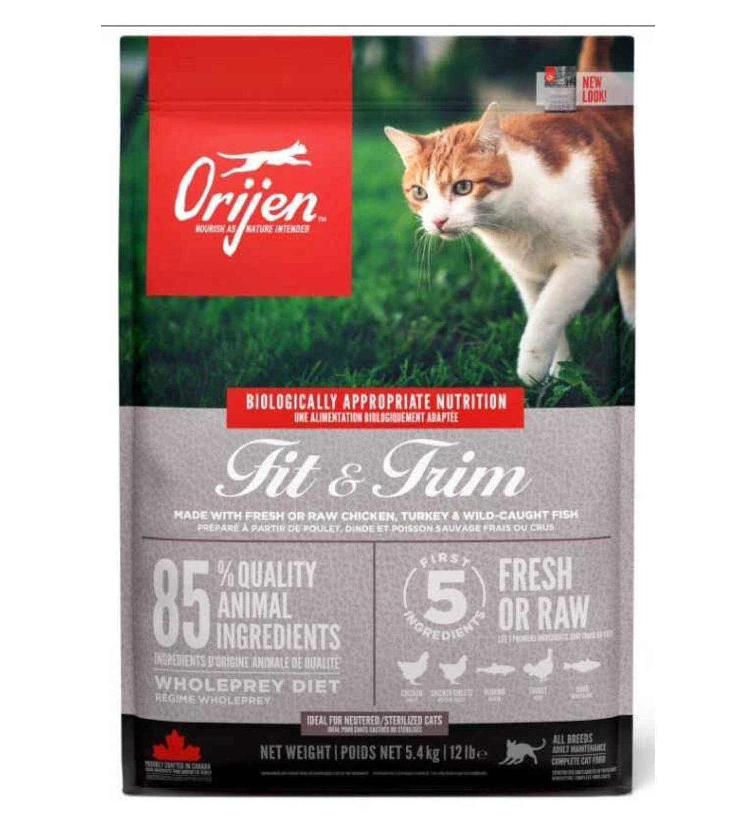 Orijen Fit-trim Grain Free Diet Cat Food 5.4 Kg