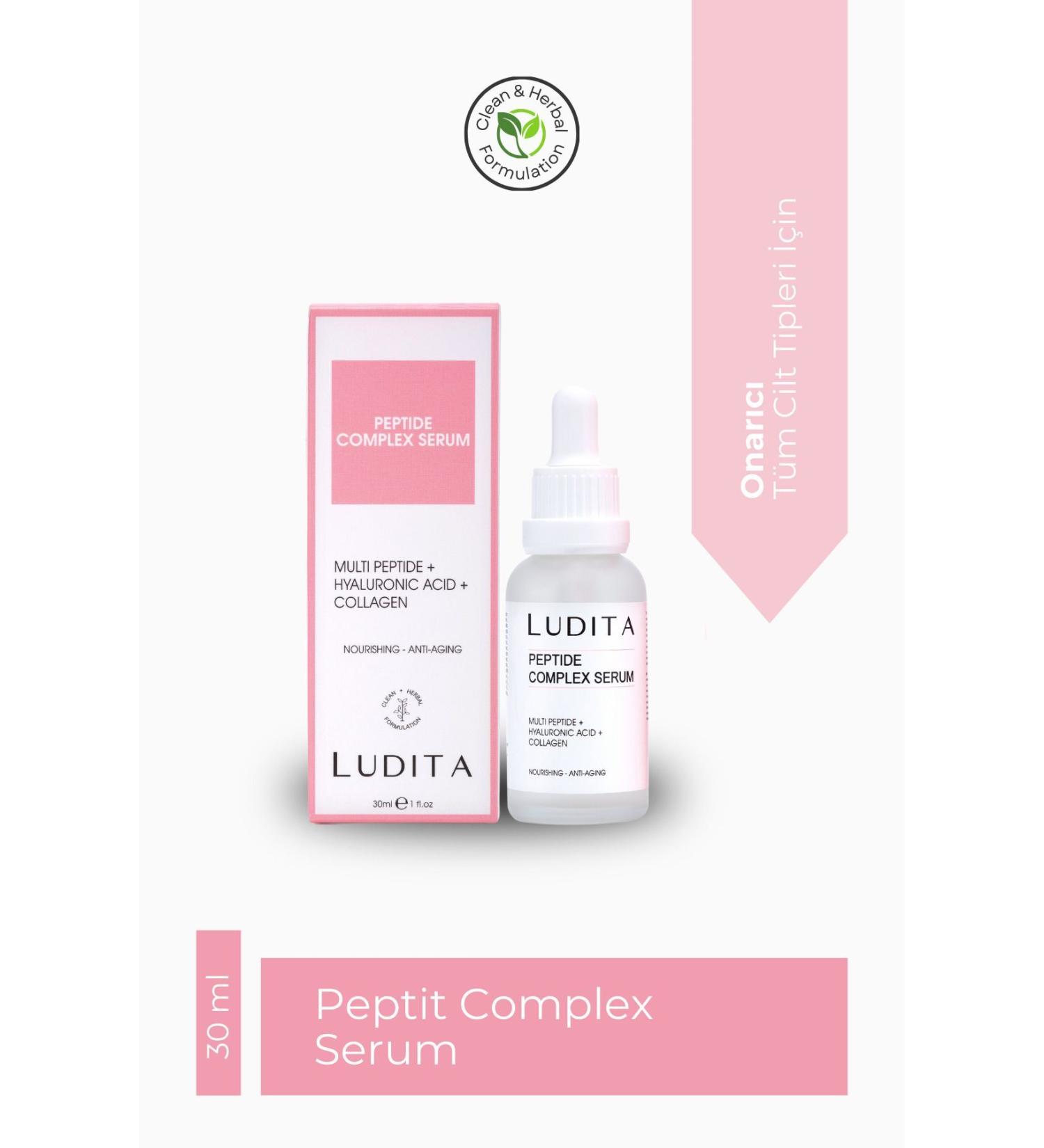 LUDITA Anti-Fine Lines and Wrinkles Intense Moisturizing Peptide Complex Serum - Buy Online on GoSupps.com