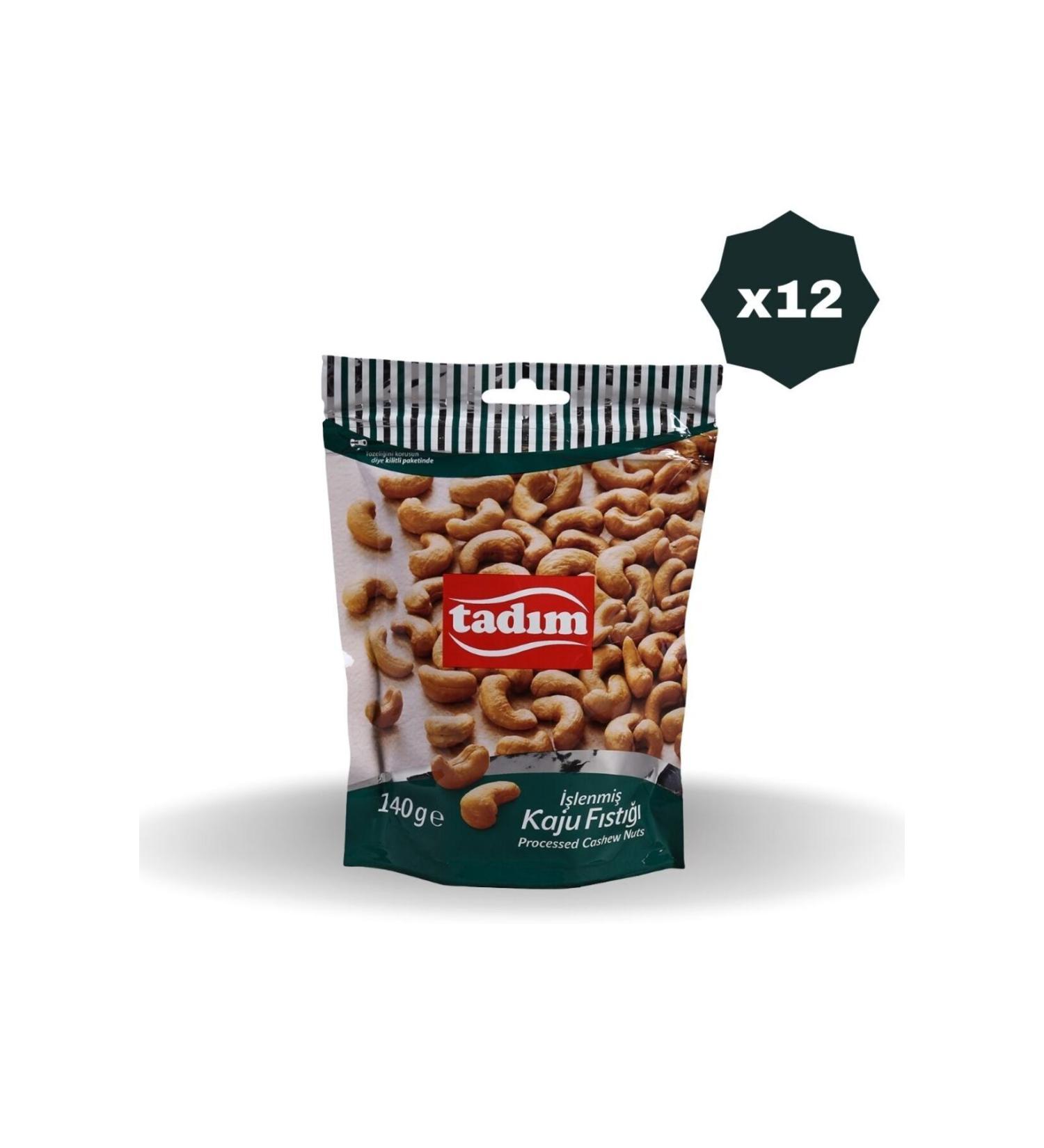 Tad m TADIM CASHEW NUTS 140 GR X 12 PIECES
