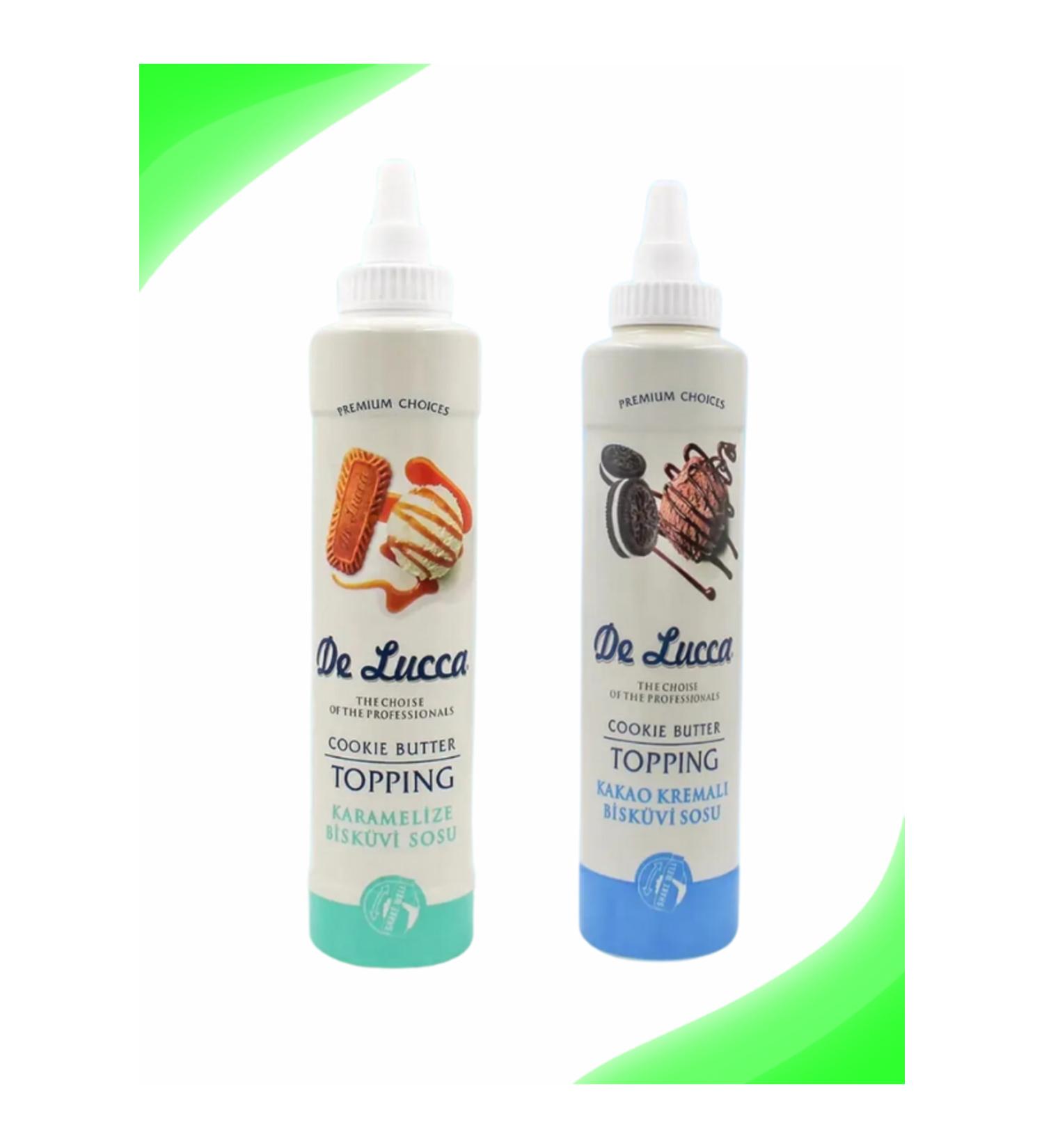 TEAS AVM Topping Sauce 2 Pieces Delucca (Caramelized Cocoa Cream Biscuit Sauce 650 Gr) - Buy Online on GoSupps.com