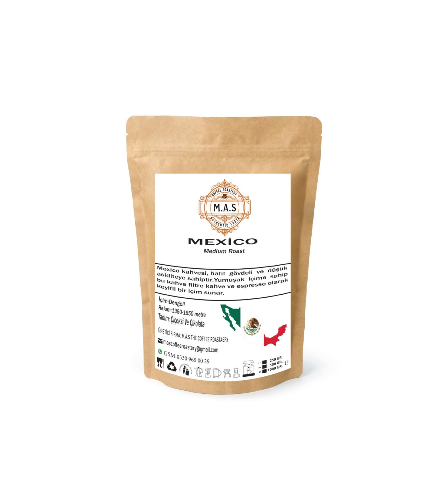MAS THE COFFEE ROASTERY Mexico Regional (GROUND OR BEANS) Filter Coffee 250Gr.