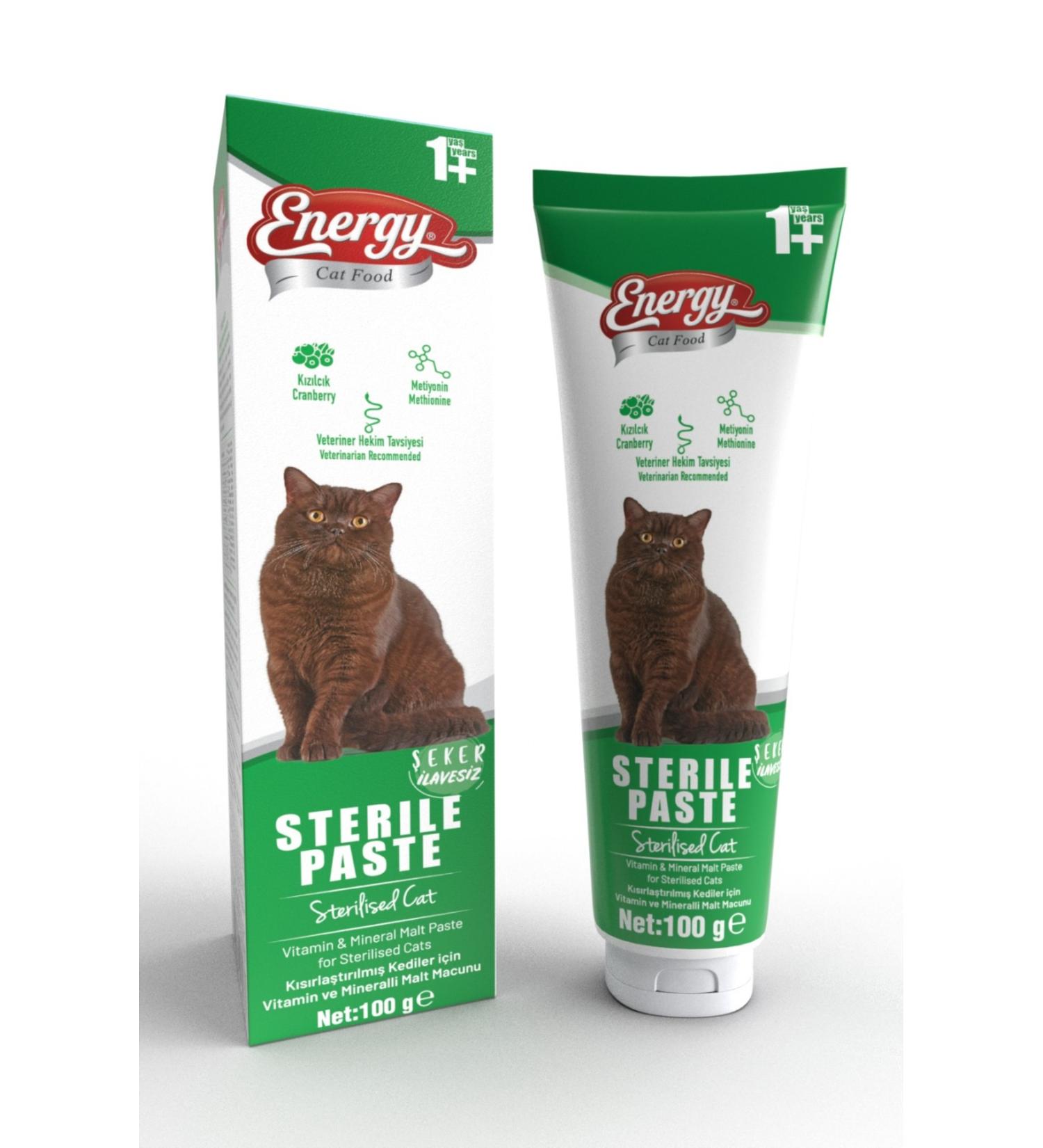 Energyx Energy Vitamin and Mineral Malt Paste for Sterilized Cats
