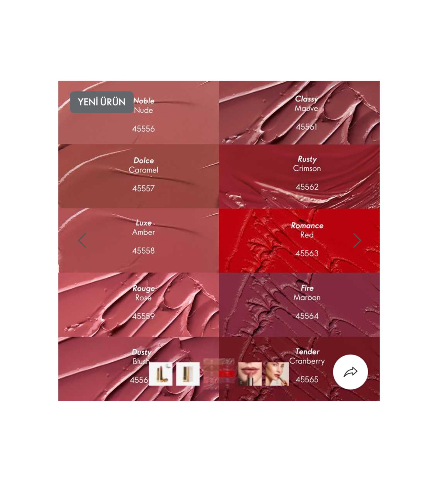 Oriflame Giordani Gold Eternal Glow Lipstick SPF 25