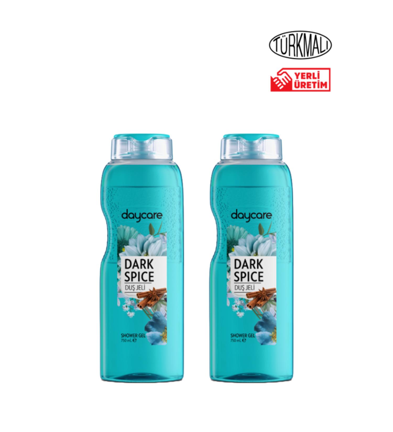 Daycare Dark Spice Shower Gel 750 ml x 2 Pieces