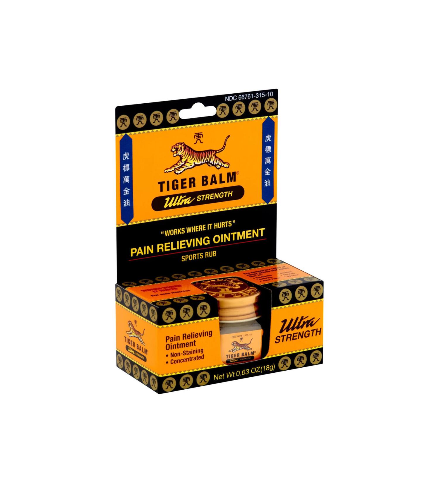 Tiger Balm Ultra Strength 18g Imported from America